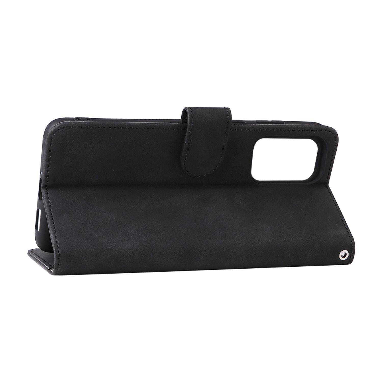 Hülle kompatibel mit Xiaomi 12 Lite Kunstleder Handyhülle - Handy Case Schwarz