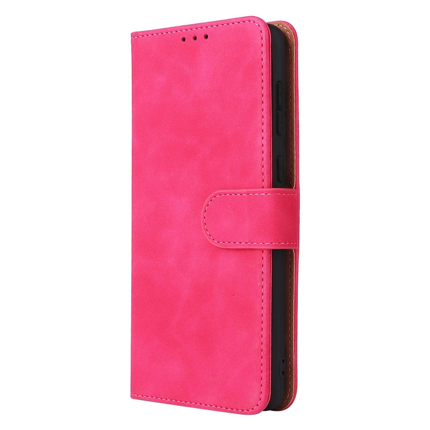 Hülle kompatibel mit Xiaomi 12 Lite Kunstleder Handyhülle - Handy Case Rosenrot