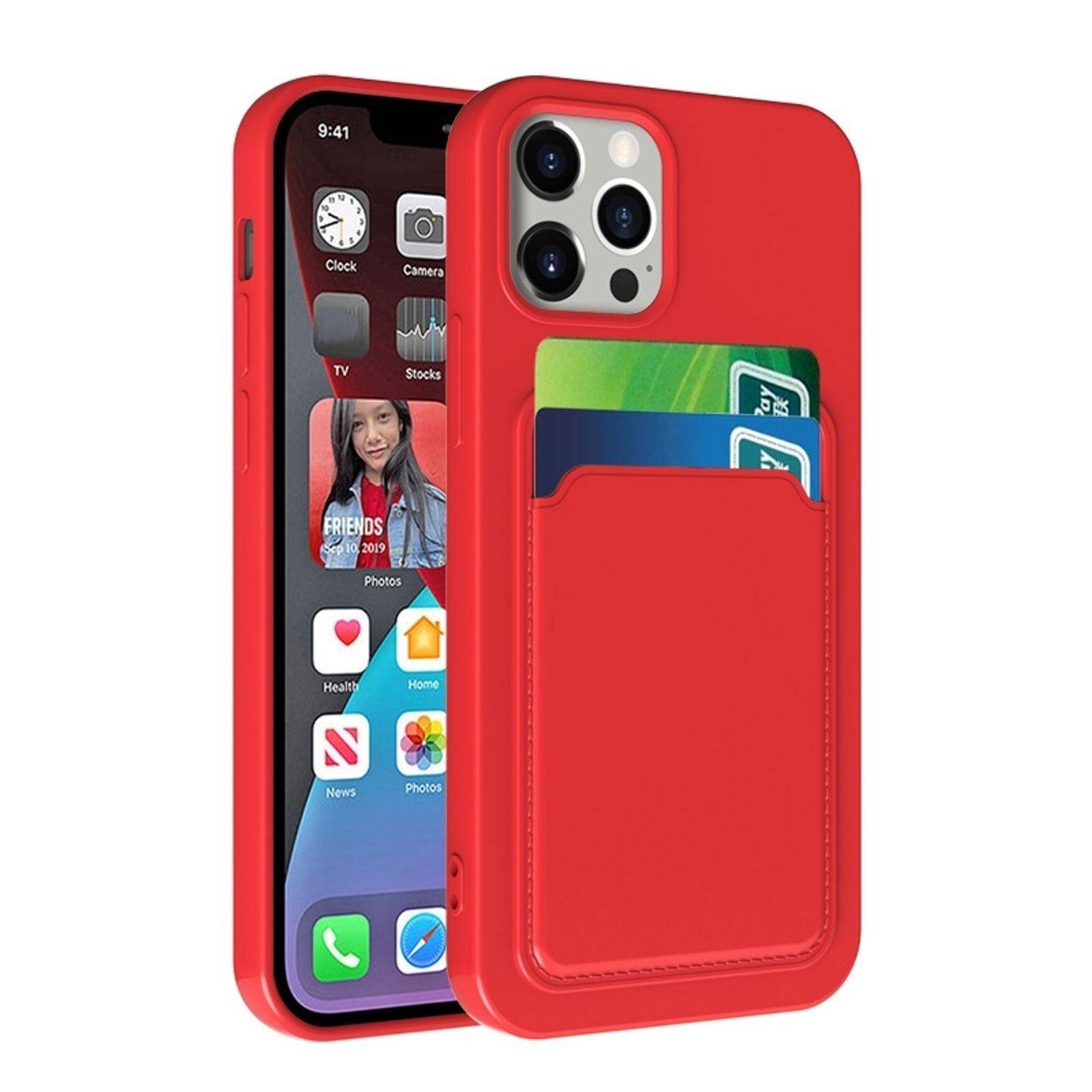 Hülle kompatibel mit Apple iPhone 14 Pro Kunststoff Soft Handyhülle - Handy Case Orange