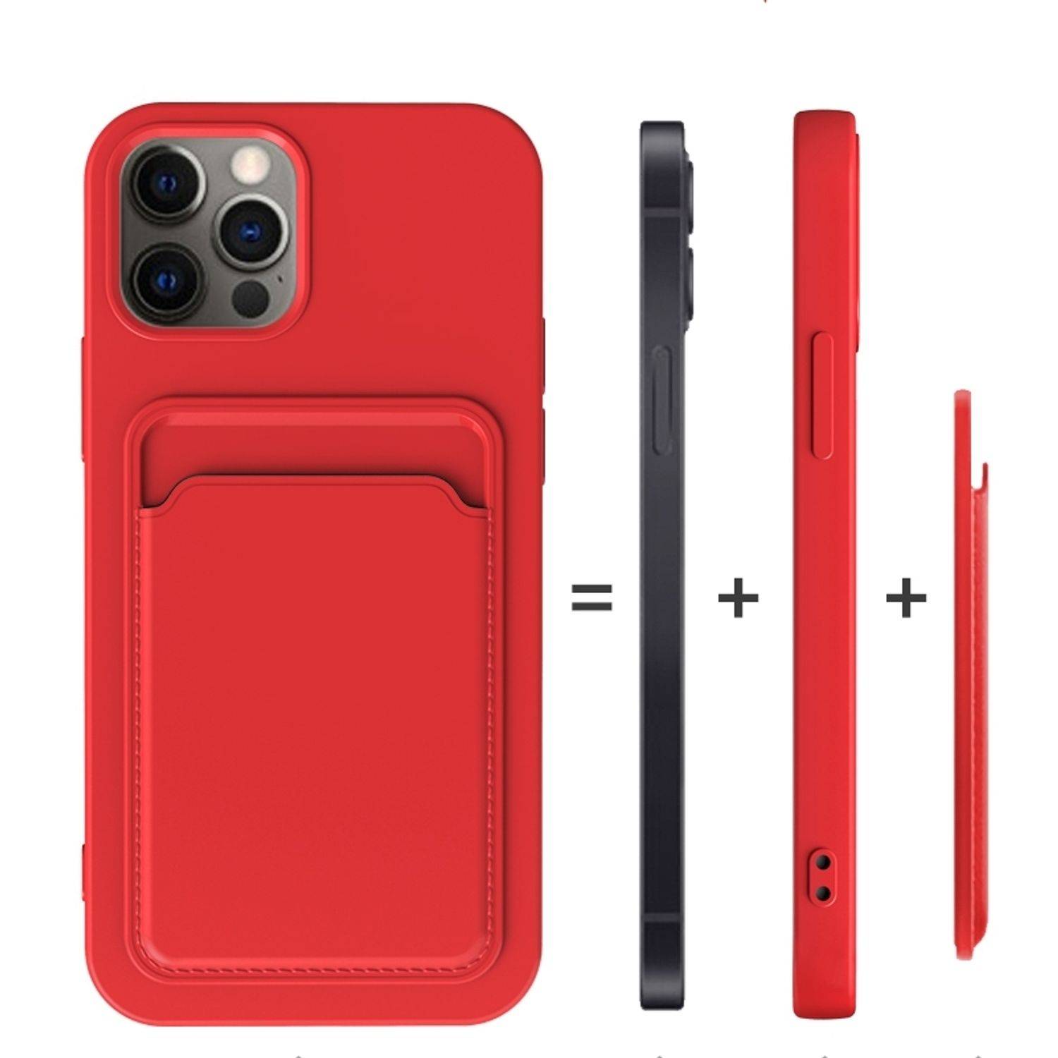 Hülle kompatibel mit Apple iPhone 14 Pro Kunststoff Soft Handyhülle - Handy Case Orange