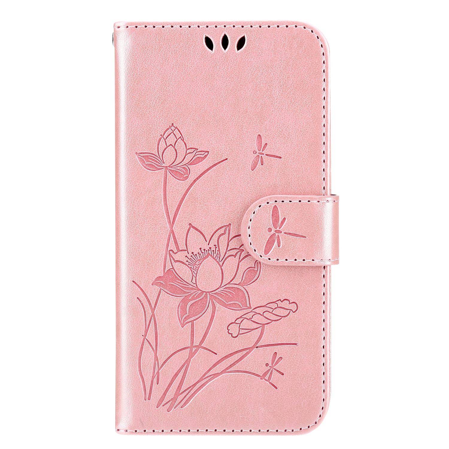 Hülle kompatibel mit Apple iPhone 14 Pro Max Kunstleder Handyhülle - Handy Case Rosa
