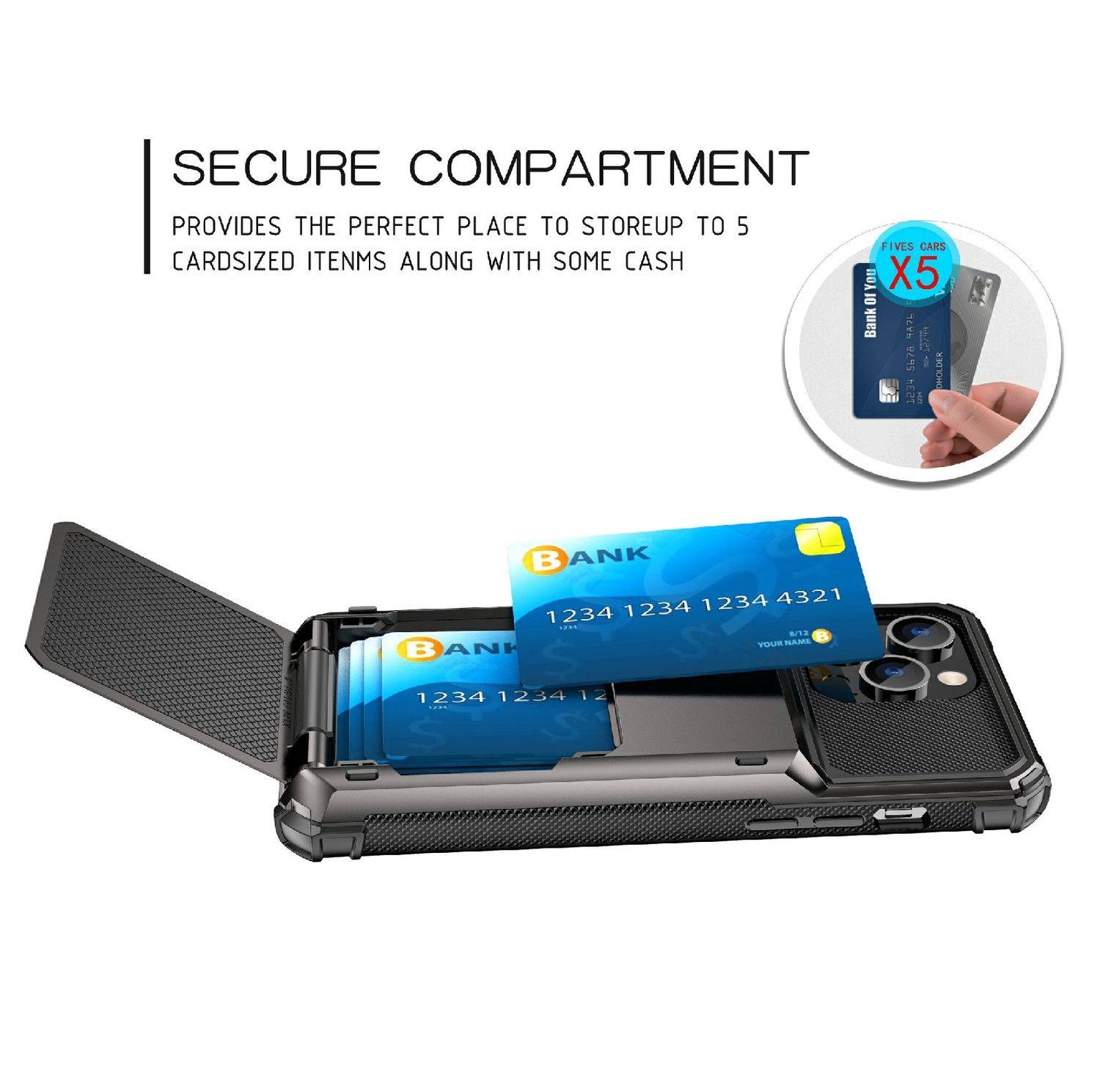 Hülle kompatibel mit Apple iPhone 14 Kunststoff Soft Handyhülle - Handy Case Schwarz