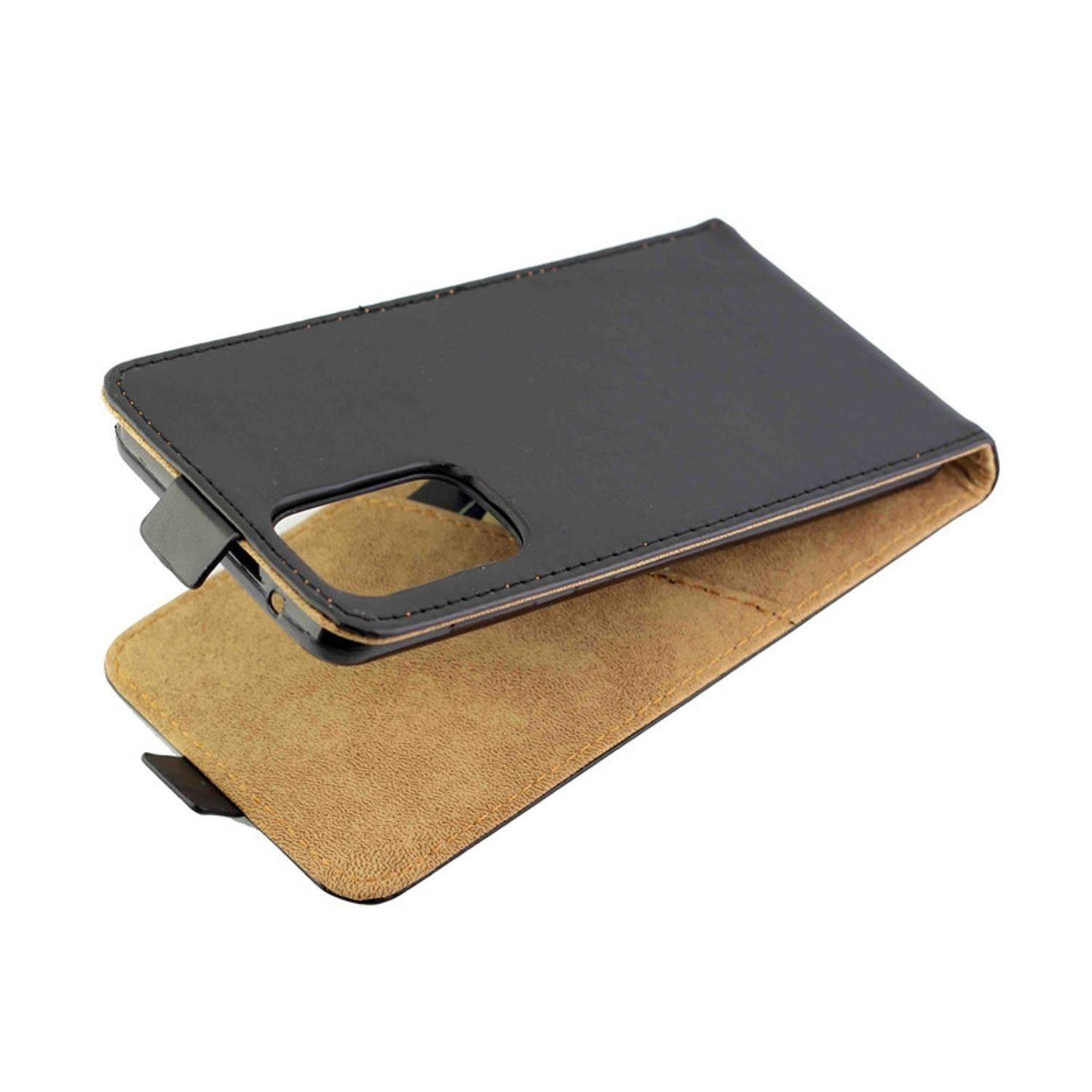Hülle kompatibel mit Samsung Galaxy A53 5G Kunstleder Handyhülle - Handy Case Schwarz