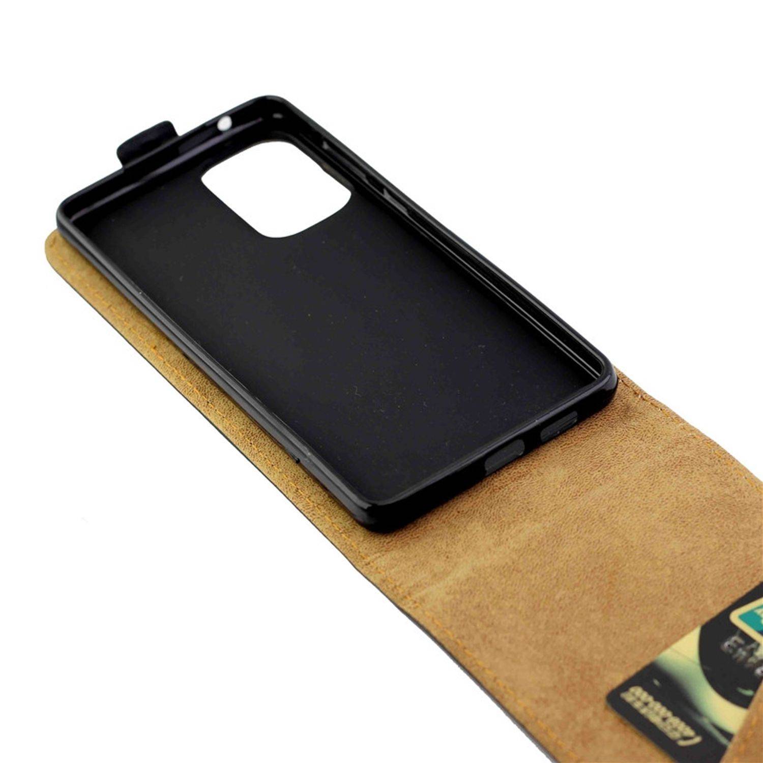 Hülle kompatibel mit Samsung Galaxy A53 5G Kunstleder Handyhülle - Handy Case Schwarz