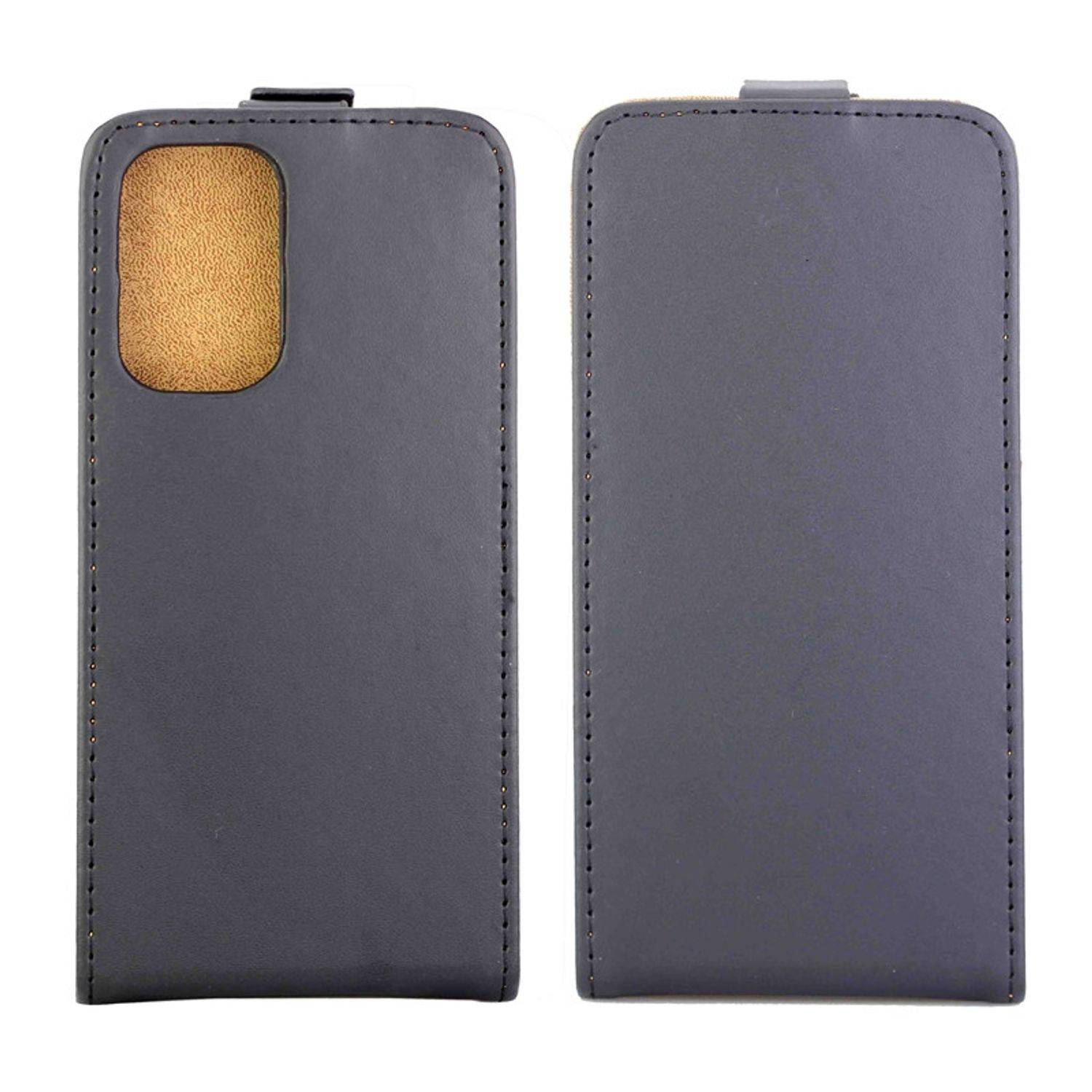 Hülle kompatibel mit Samsung Galaxy A33 5G Kunstleder Handyhülle - Handy Case Schwarz