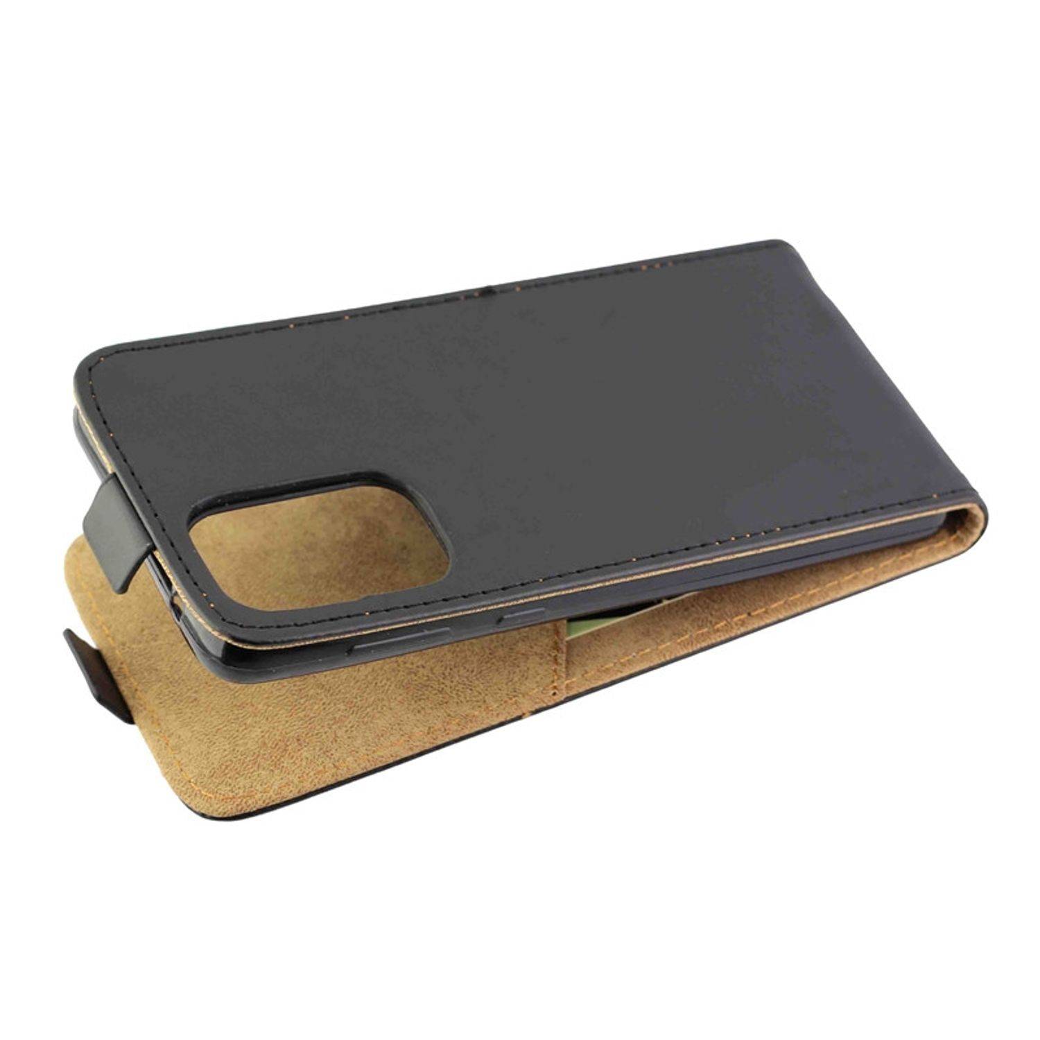Hülle kompatibel mit Samsung Galaxy A33 5G Kunstleder Handyhülle - Handy Case Schwarz