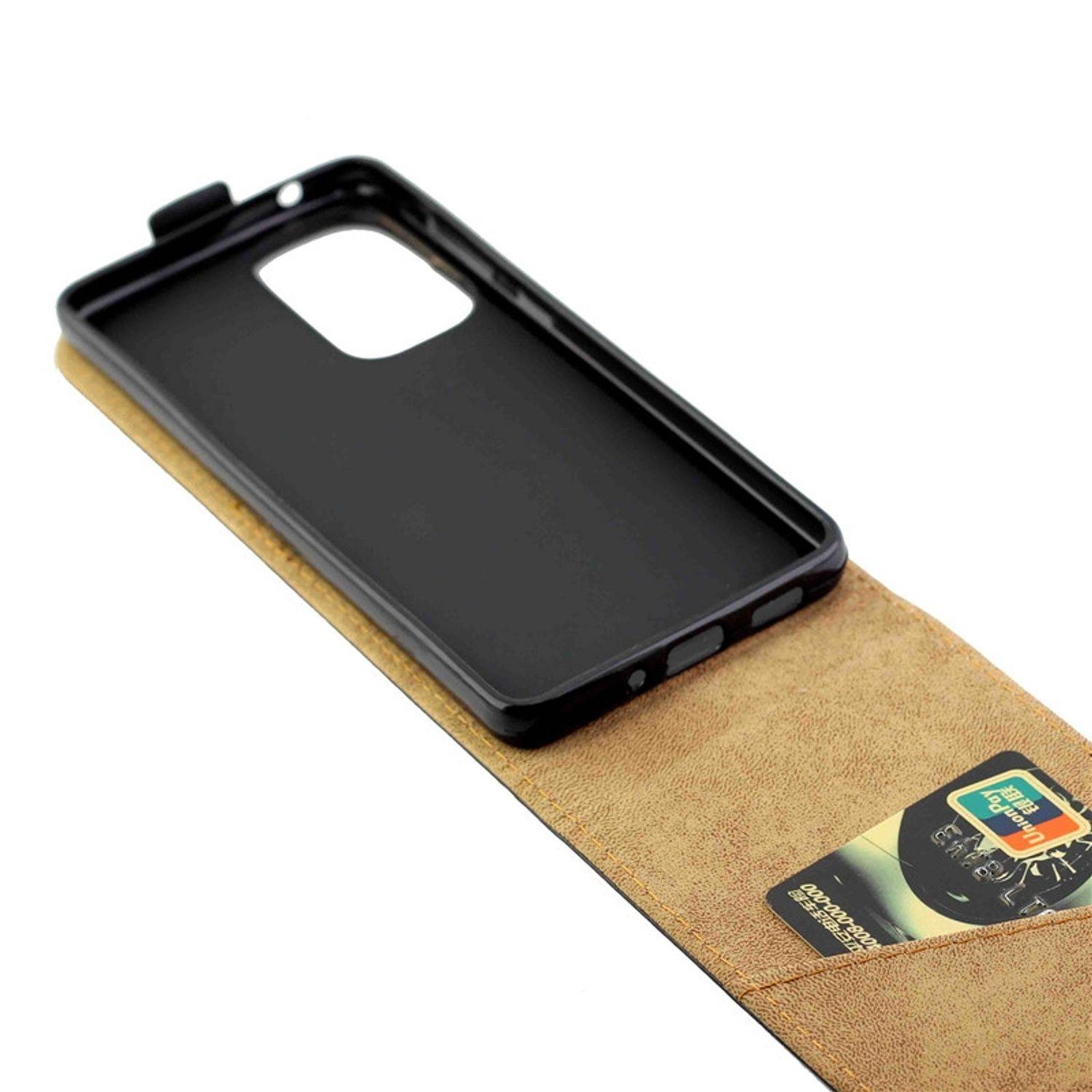 Hülle kompatibel mit Samsung Galaxy A33 5G Kunstleder Handyhülle - Handy Case Schwarz