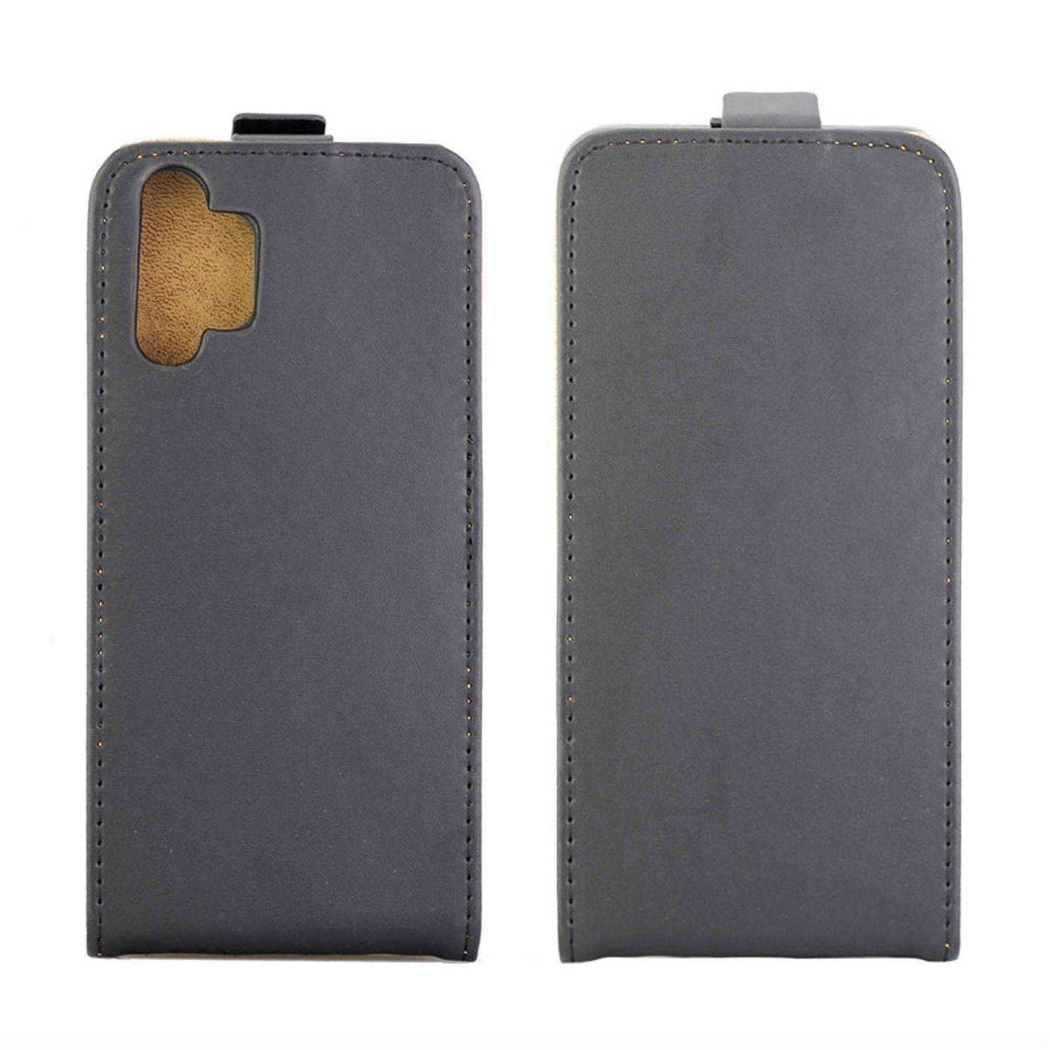 Hülle kompatibel mit Samsung Galaxy A13 4G Kunstleder Handyhülle - Handy Case Schwarz