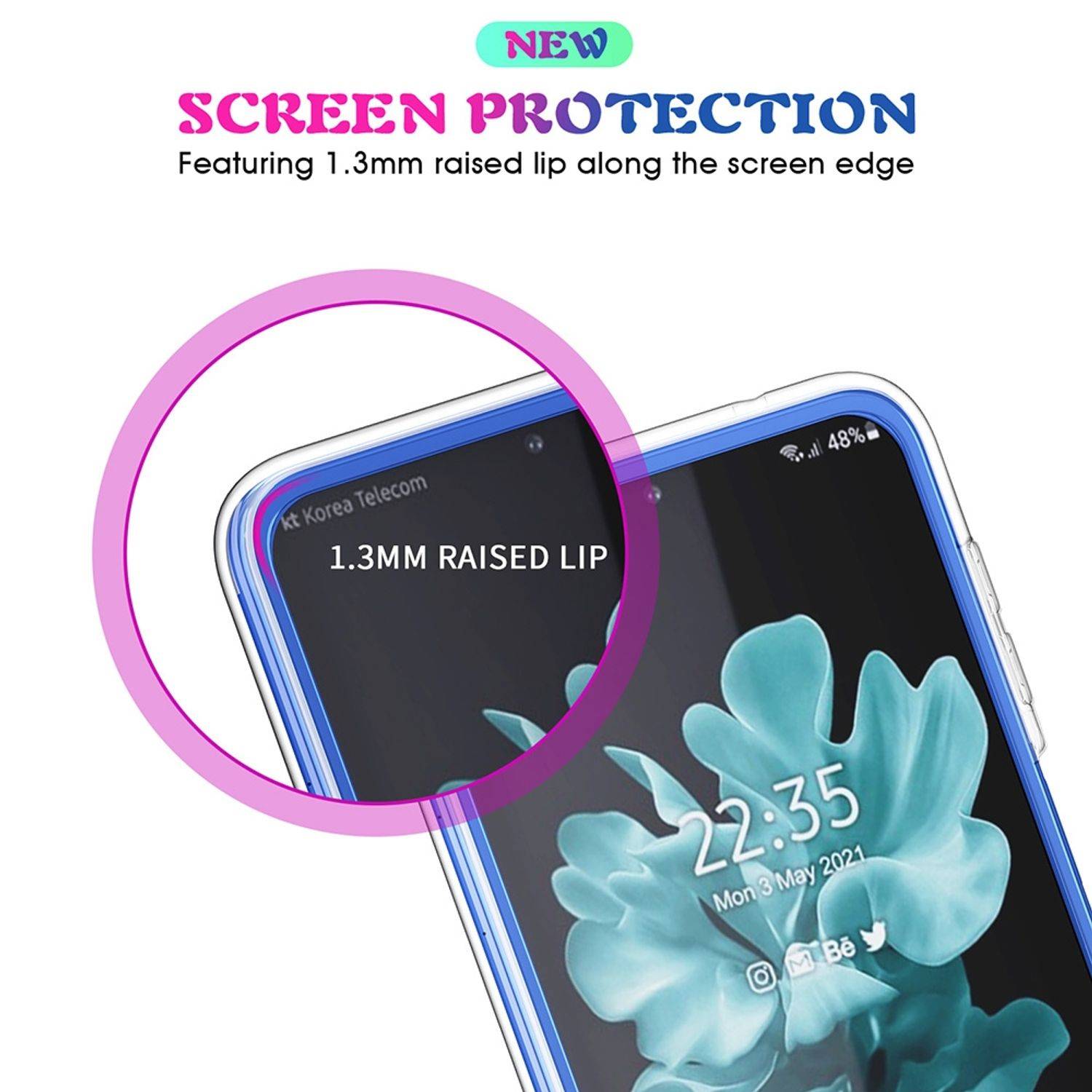 Hülle kompatibel mit Samsung Galaxy Z Flip4 5G Kunststoff Soft Handyhülle - Handy Case Transparent