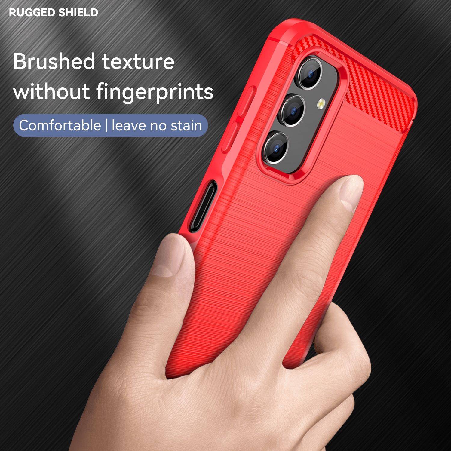 Hülle kompatibel mit Samsung Galaxy A04s Kunststoff Soft Handyhülle - Handy Case Rot