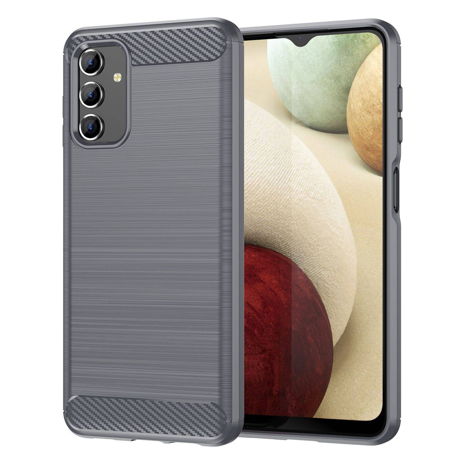 Hülle kompatibel mit Samsung Galaxy A04s Kunststoff Soft Handyhülle - Handy Case Grau