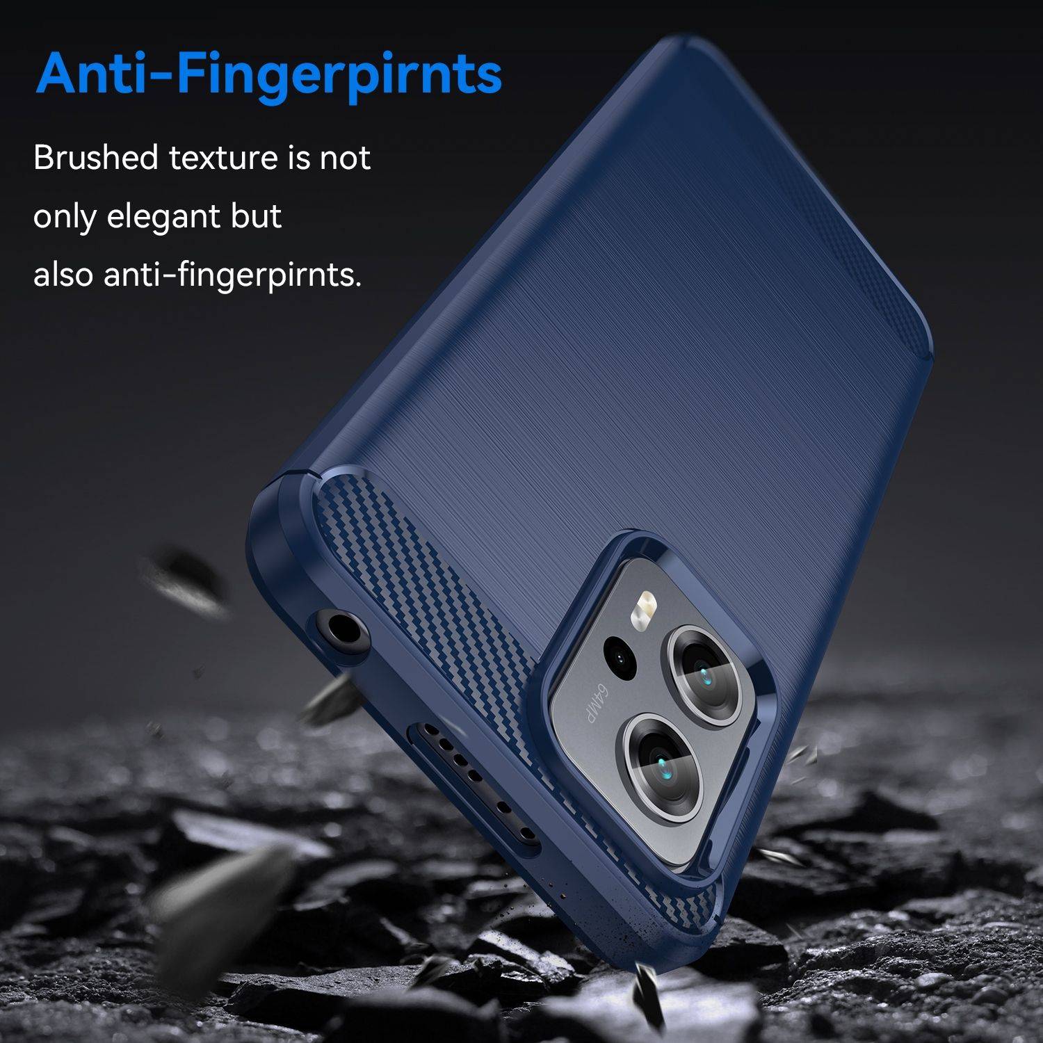Hülle kompatibel mit Xiaomi Redmi 10 2022 Kunststoff Soft Handyhülle - Handy Case Blau
