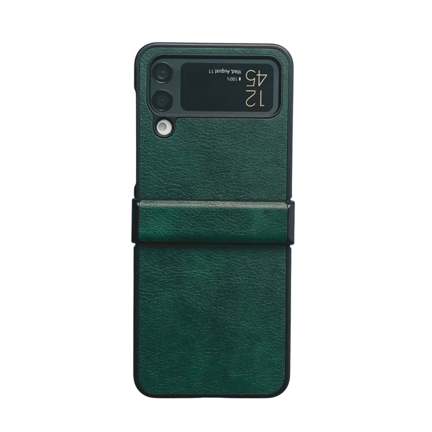 Hülle kompatibel mit Samsung Galaxy Z Flip4 5G Kunststoff Soft Handyhülle - Handy Case Grün