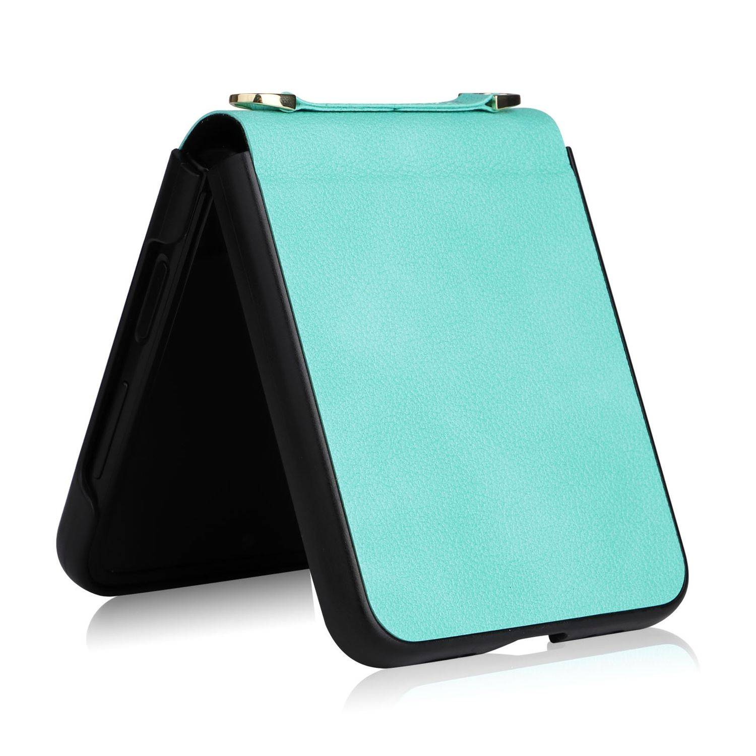 Hülle kompatibel mit Samsung Galaxy Z Flip4 5G Kunststoff Soft Handyhülle - Handy Case Mintgrün