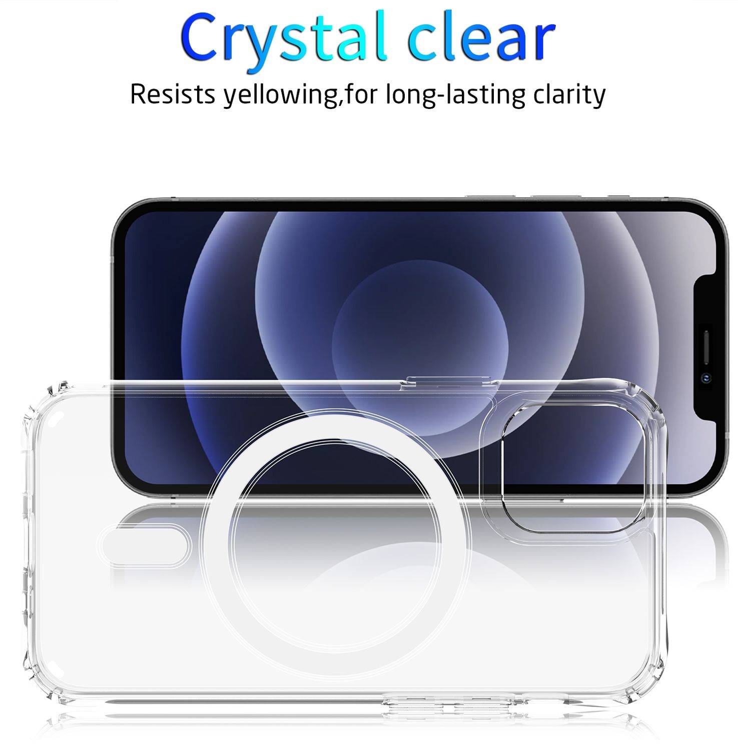 Hülle kompatibel mit Apple iPhone 12 Pro Max Kunststoff Soft Handyhülle - Handy Case Transparent