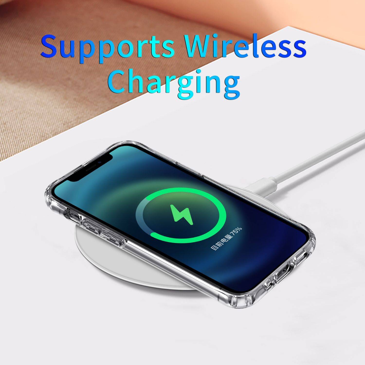Hülle kompatibel mit Apple iPhone 12 Pro Max Kunststoff Soft Handyhülle - Handy Case Transparent