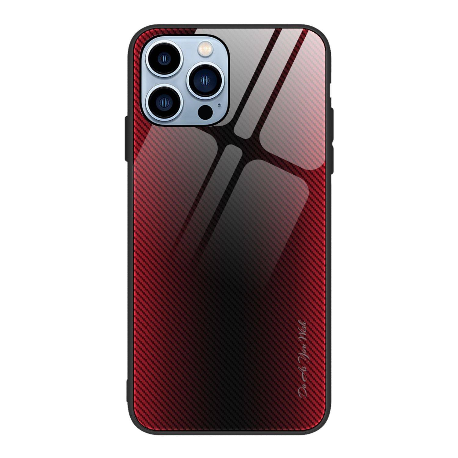 Hülle kompatibel mit Apple iPhone 14 Kunststoff Soft Handyhülle - Handy Case Rot