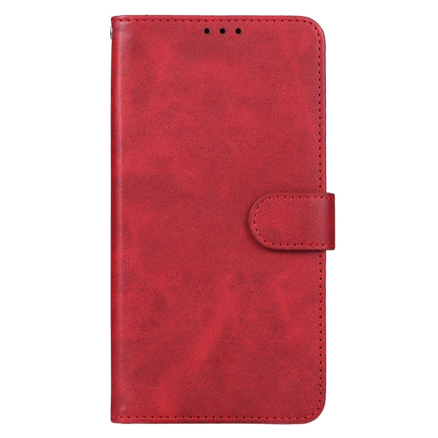 Hülle kompatibel mit Samsung Galaxy S23 Plus Kunstleder Handyhülle - Handy Case Rot