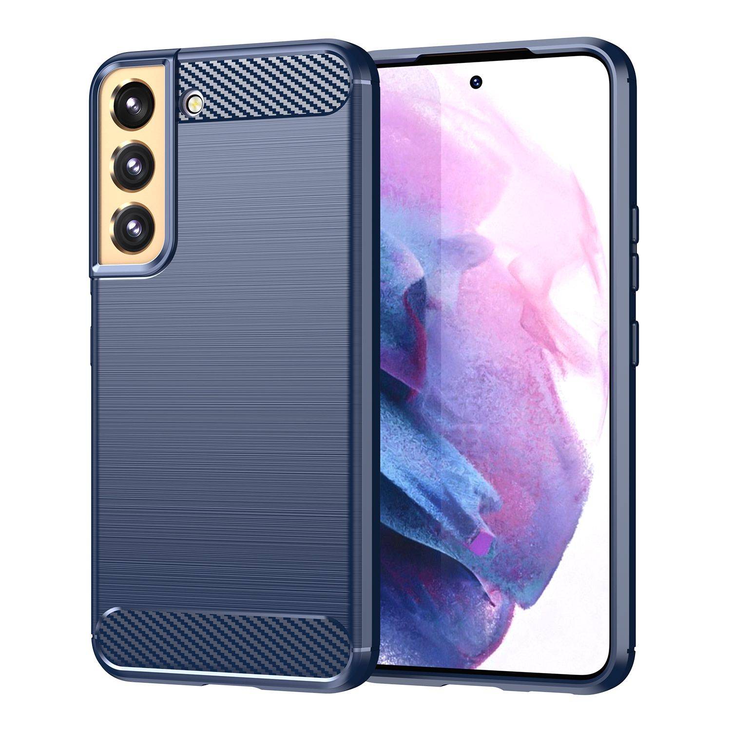 Hülle kompatibel mit Samsung Galaxy S23 Plus Kunststoff Soft Handyhülle - Handy Case Blau