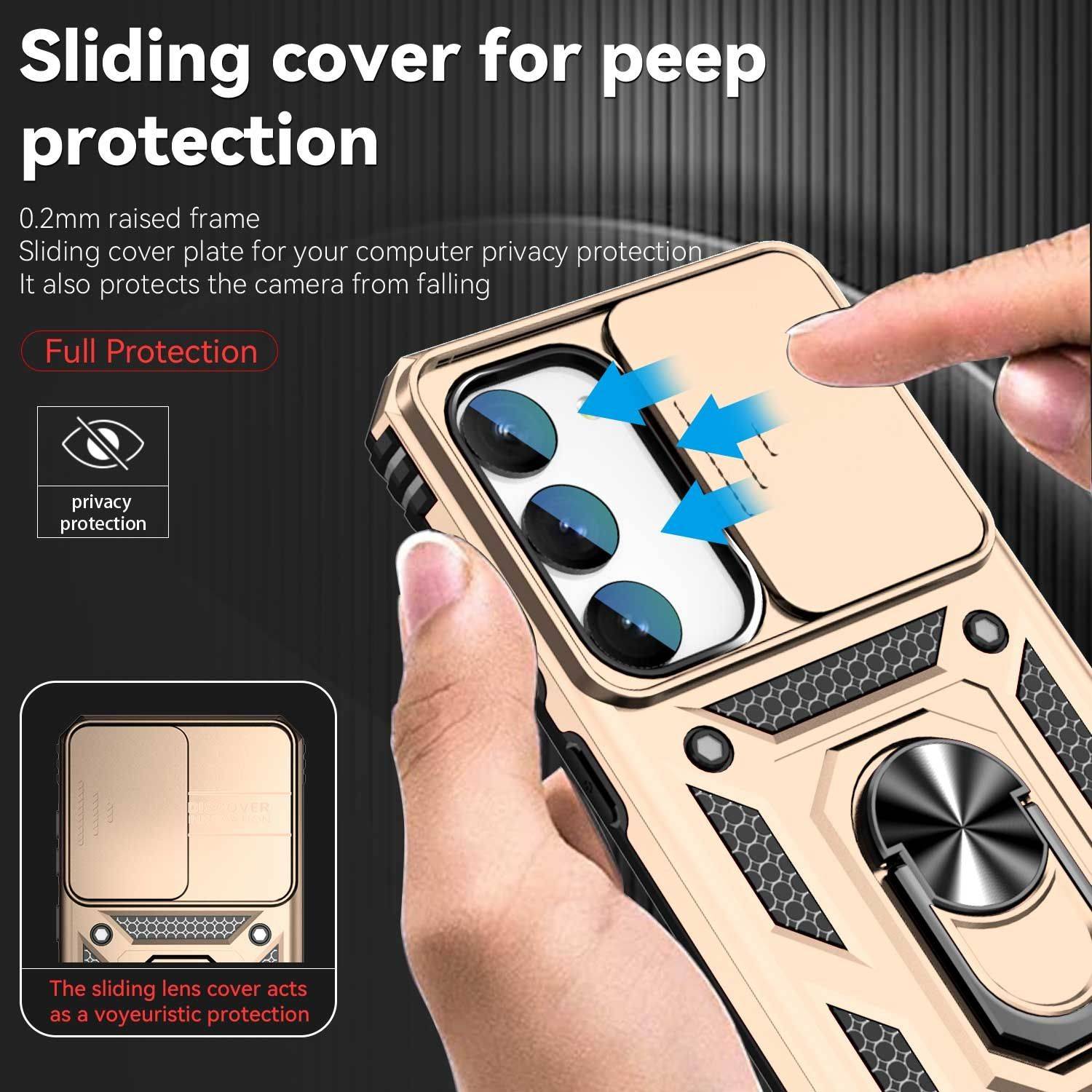 Hülle kompatibel mit Samsung Galaxy S23 Plus Kunststoff Soft Handyhülle - Handy Case Gold