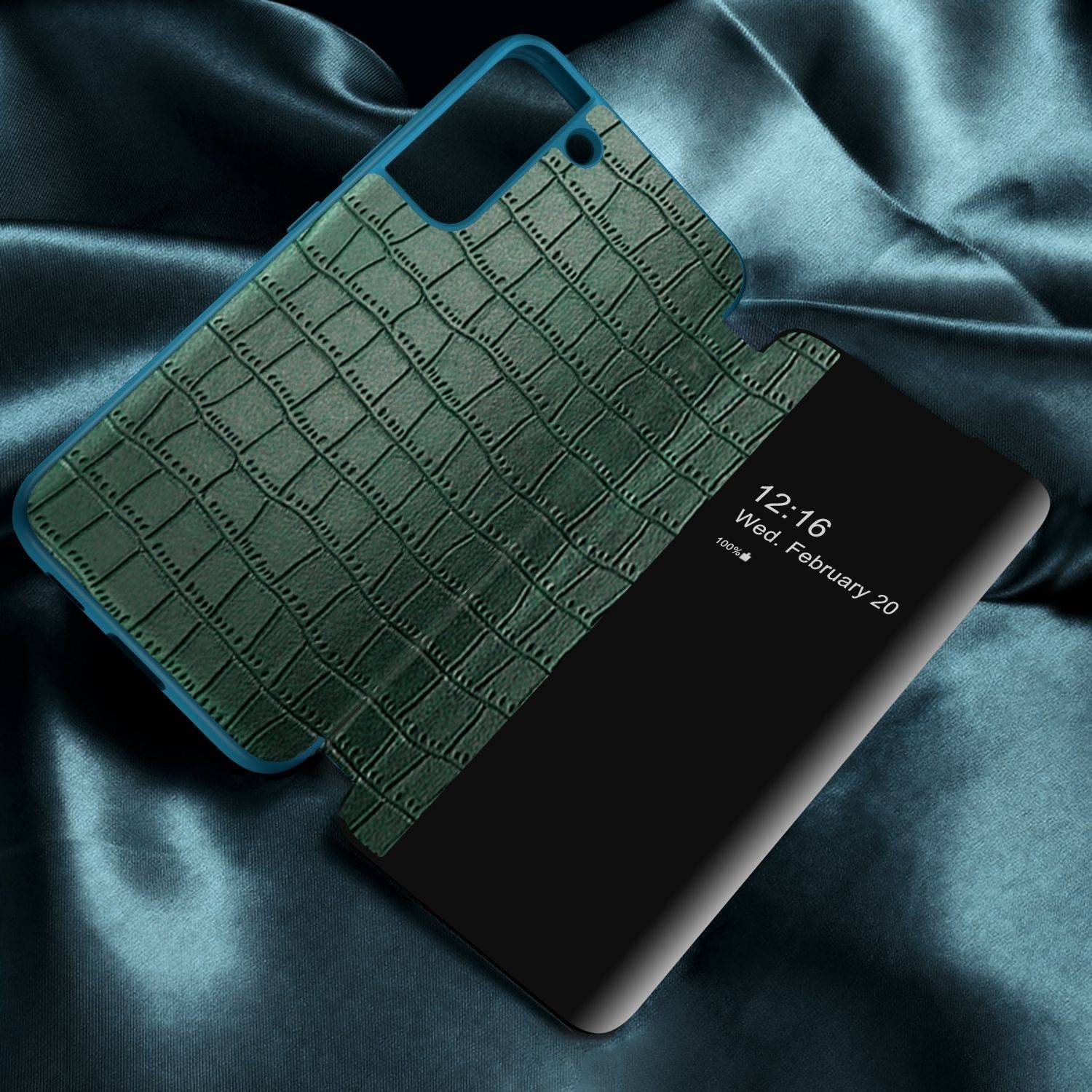 Hülle kompatibel mit Samsung Galaxy S23 Kunstleder Handyhülle - Handy Case Rot