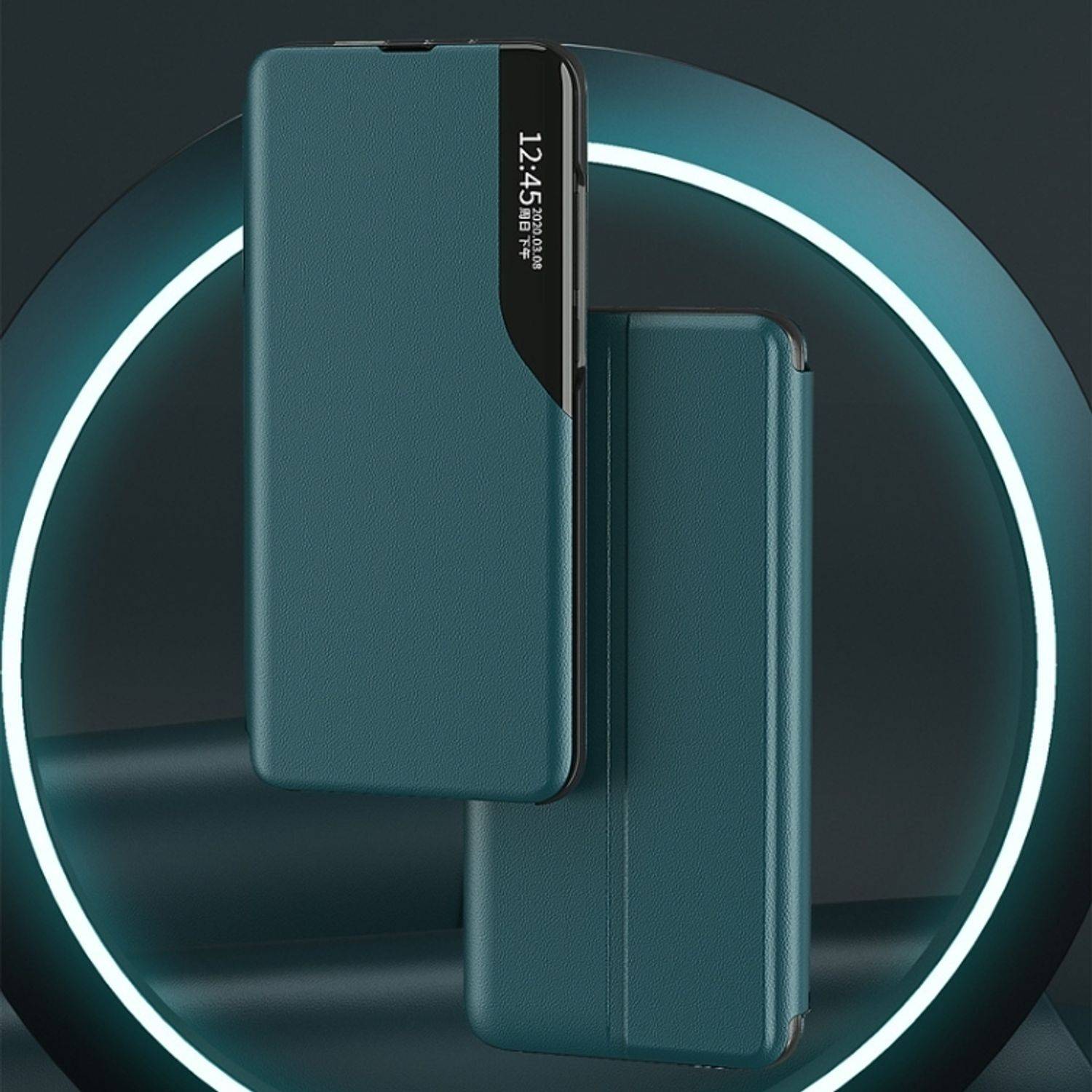 Hülle kompatibel mit Samsung Galaxy S23 Kunstleder Handyhülle - Handy Case Violett