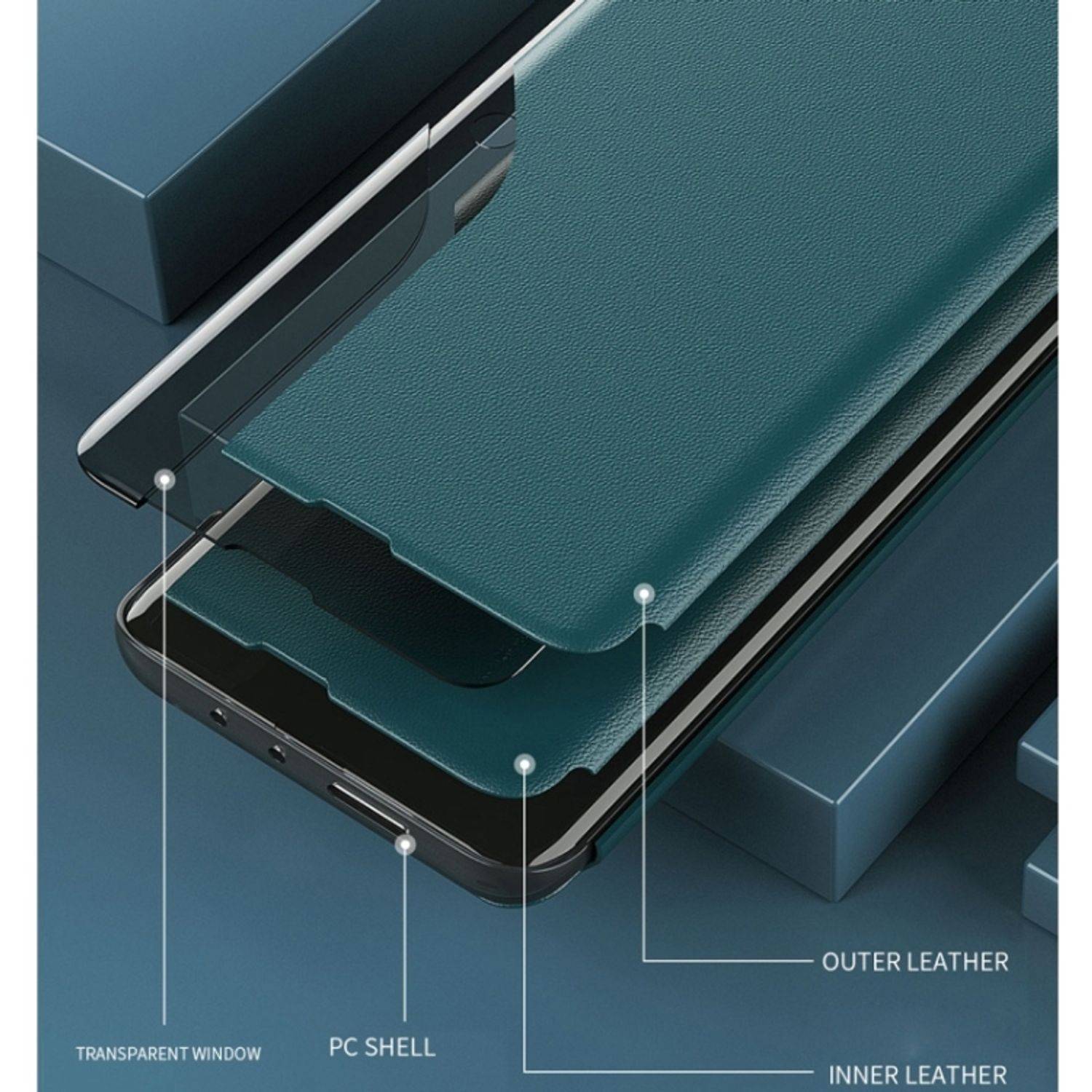 Hülle kompatibel mit Samsung Galaxy S23 Kunstleder Handyhülle - Handy Case Violett