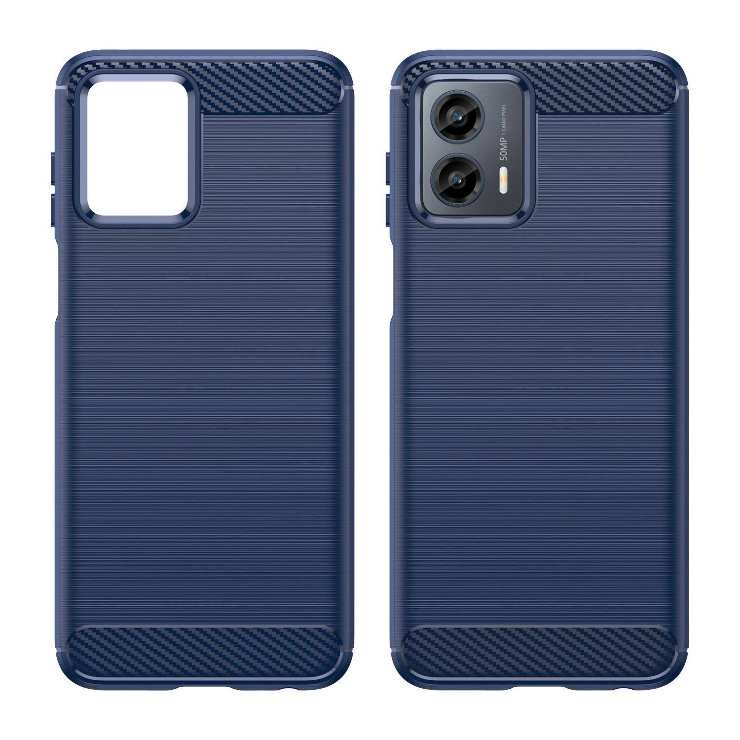 Hülle kompatibel mit Motorola Moto G 5G 2023 Kunststoff Soft Handyhülle - Handy Case Blau