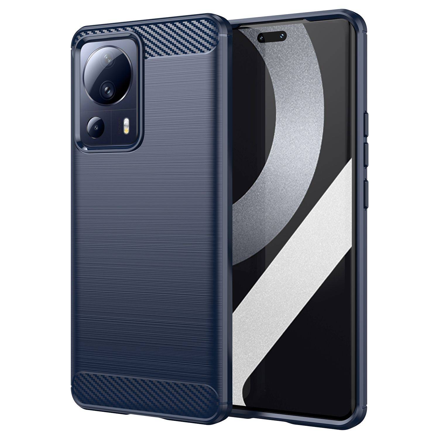Hülle kompatibel mit Xiaomi 13 Lite Kunststoff Soft Handyhülle - Handy Case Blau