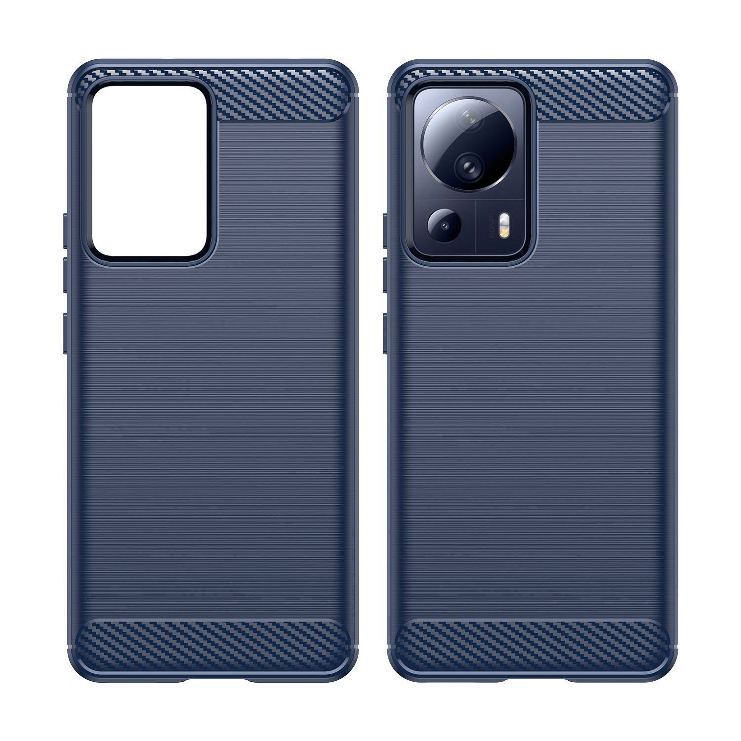 Hülle kompatibel mit Xiaomi 13 Lite Kunststoff Soft Handyhülle - Handy Case Blau
