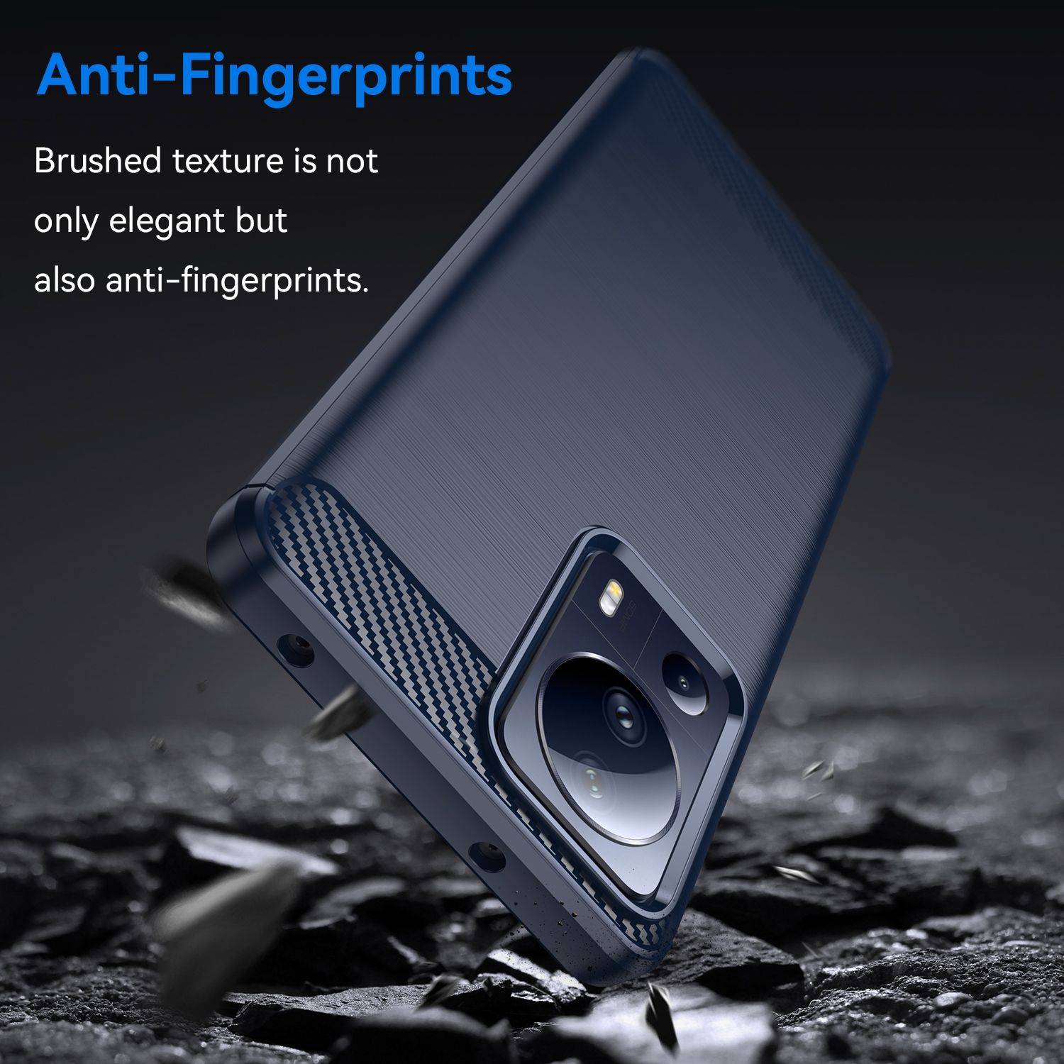 Hülle kompatibel mit Xiaomi 13 Lite Kunststoff Soft Handyhülle - Handy Case Blau