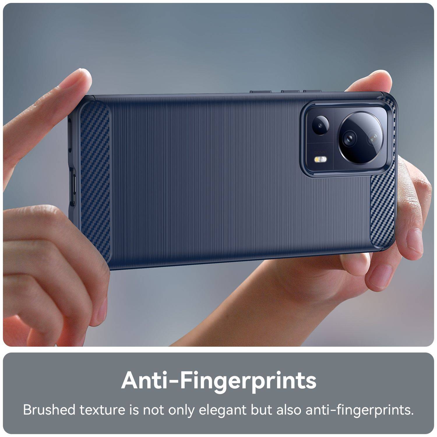 Hülle kompatibel mit Xiaomi 13 Lite Kunststoff Soft Handyhülle - Handy Case Blau