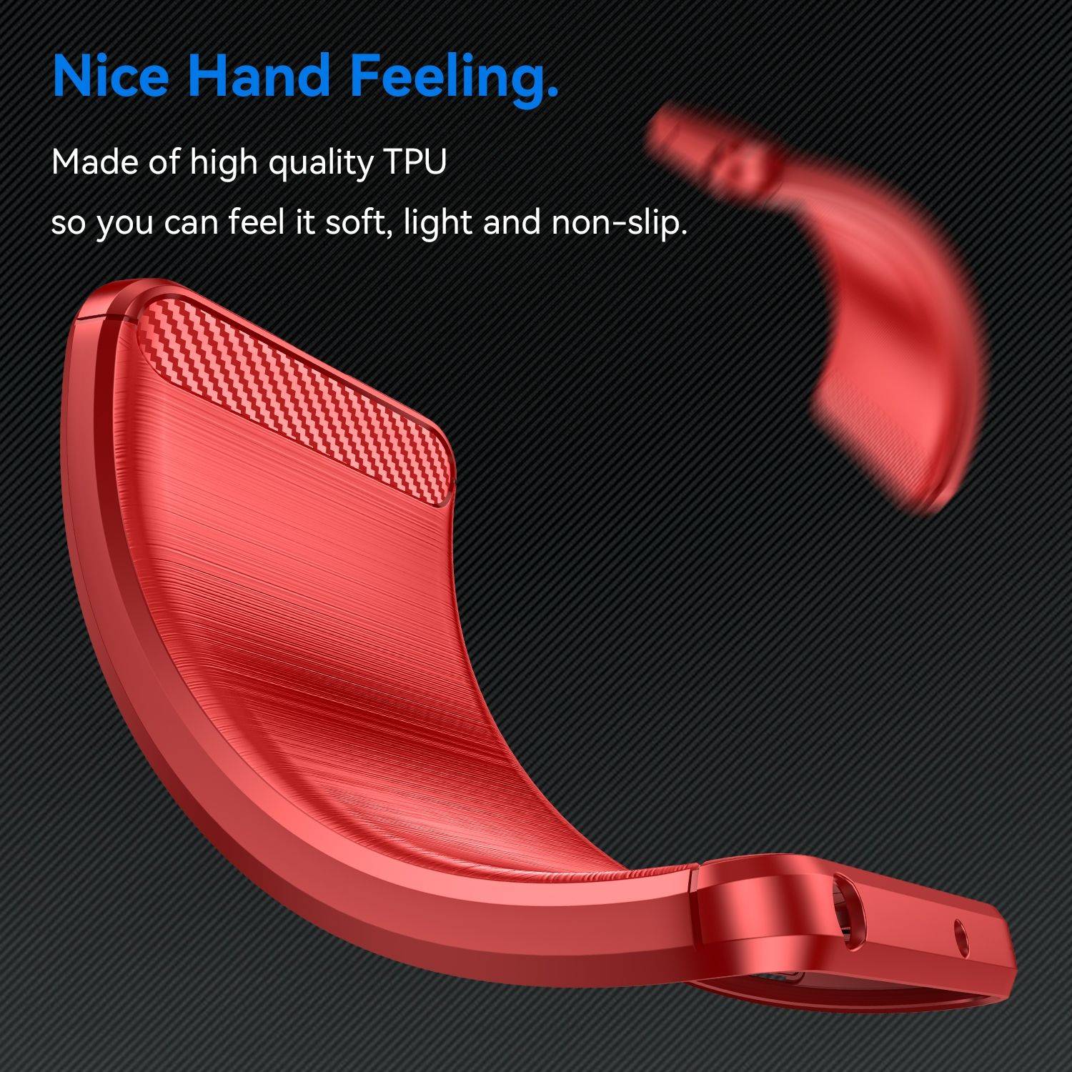 Hülle kompatibel mit Motorola Moto G 5G 2023 Kunststoff Soft Handyhülle - Handy Case Rot