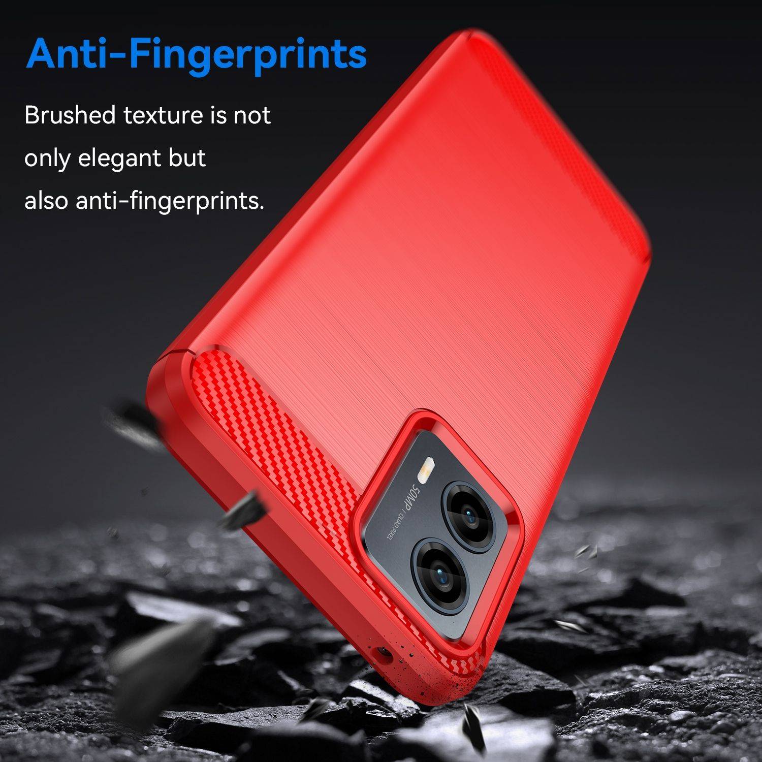 Hülle kompatibel mit Motorola Moto G 5G 2023 Kunststoff Soft Handyhülle - Handy Case Rot