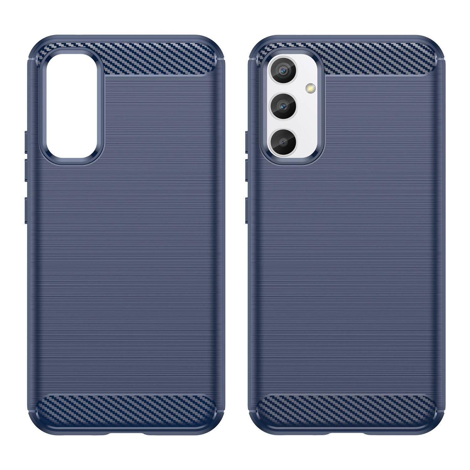 Hülle kompatibel mit Samsung Galaxy A34 5G Kunststoff Soft Handyhülle - Handy Case Blau