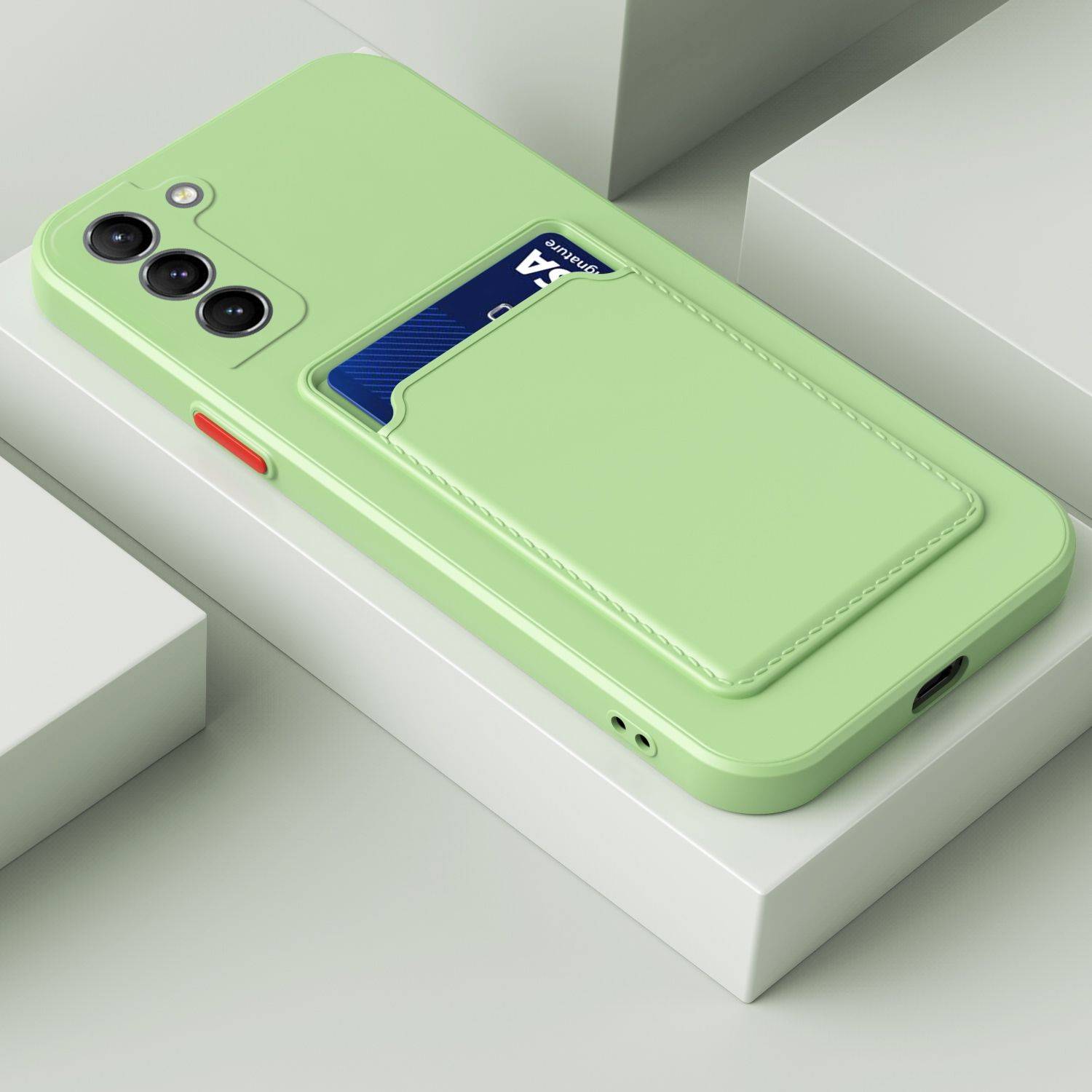 Hülle kompatibel mit Samsung Galaxy S23 Plus Kunststoff Soft Handyhülle - Handy Case Matcha Grün