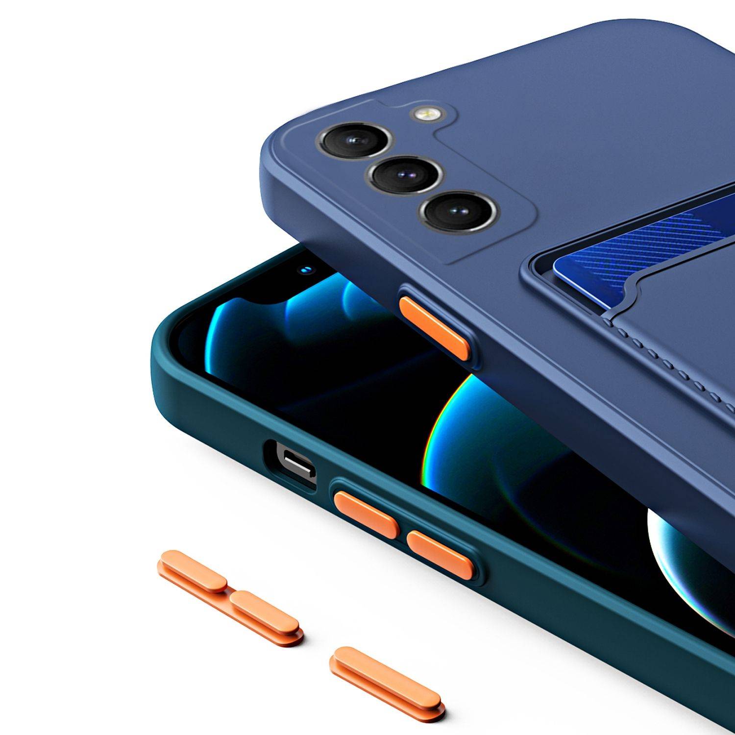 Hülle kompatibel mit Samsung Galaxy S23 Plus Kunststoff Soft Handyhülle - Handy Case Weiß