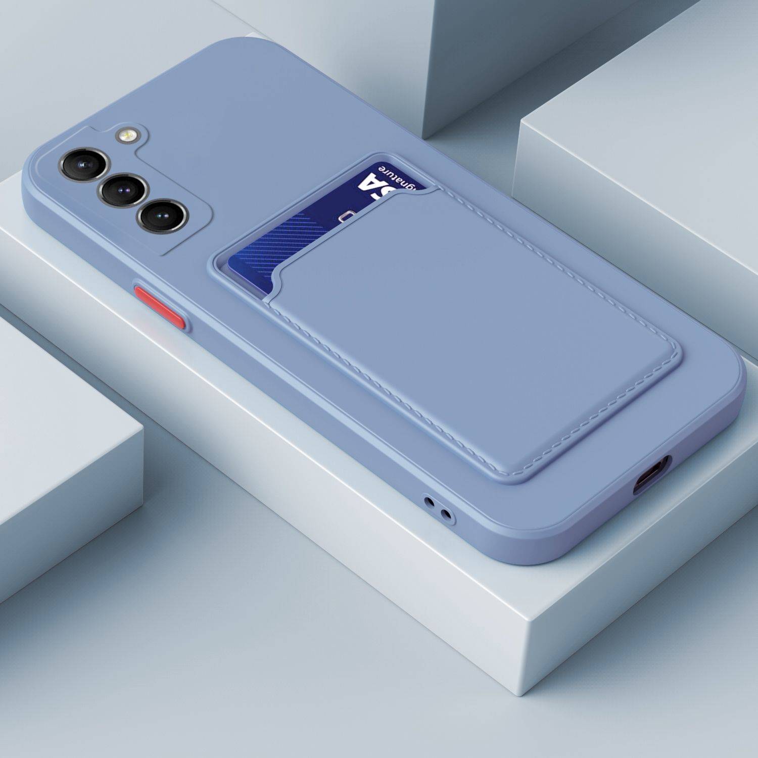 Hülle kompatibel mit Samsung Galaxy S23 Plus Kunststoff Soft Handyhülle - Handy Case Grau