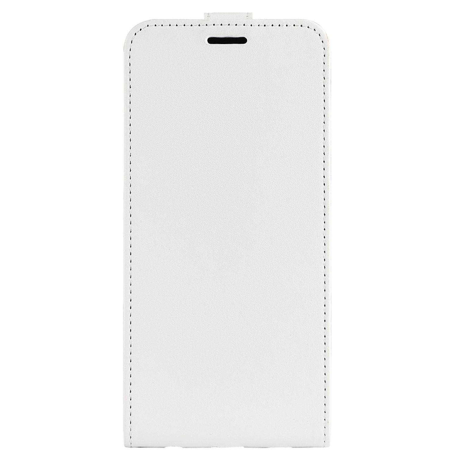 Hülle kompatibel mit Samsung Galaxy S23 Kunstleder Handyhülle - Handy Case Weiß