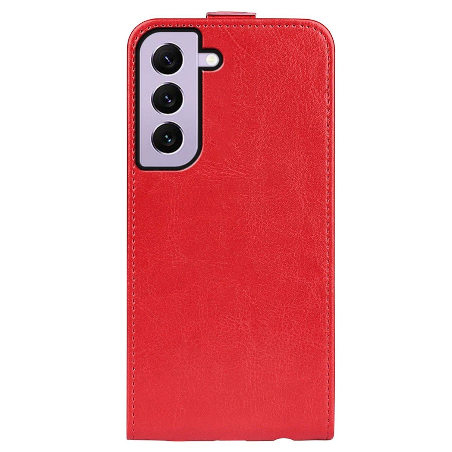 Hülle kompatibel mit Samsung Galaxy S23 Kunstleder Handyhülle - Handy Case Rot