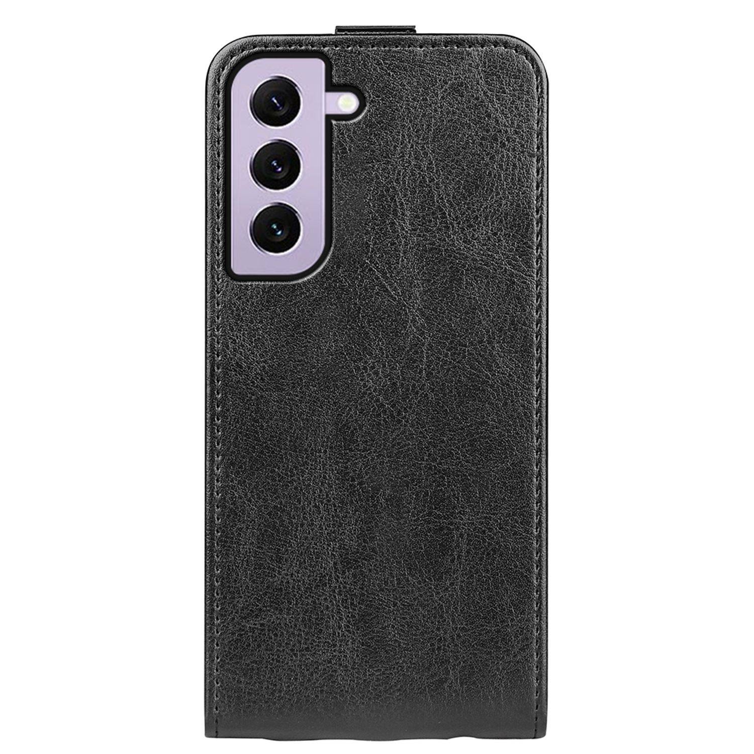 Hülle kompatibel mit Samsung Galaxy S23 Kunstleder Handyhülle - Handy Case Schwarz