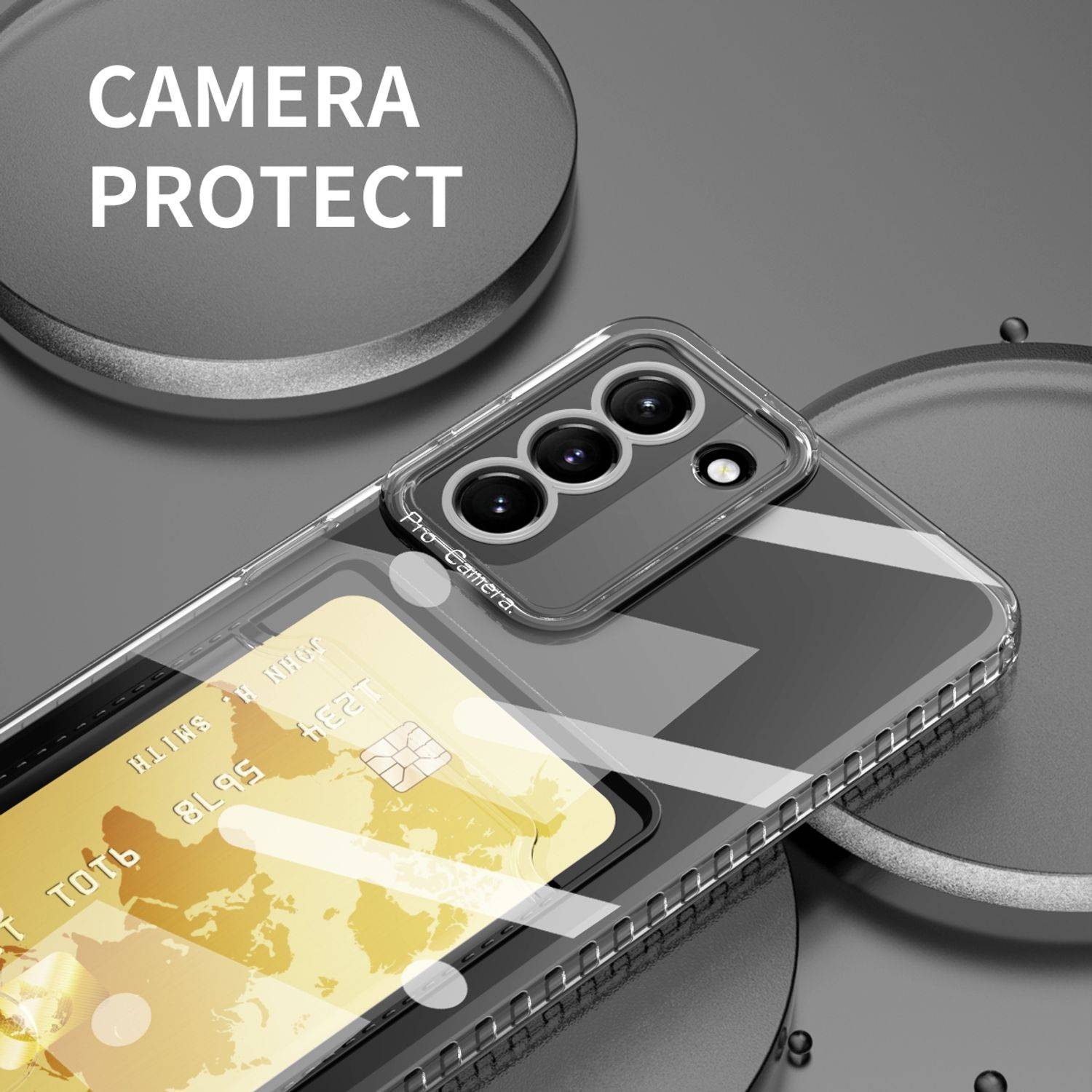 Hülle kompatibel mit Samsung Galaxy S23 Kunststoff Soft Handyhülle - Handy Case Transparent