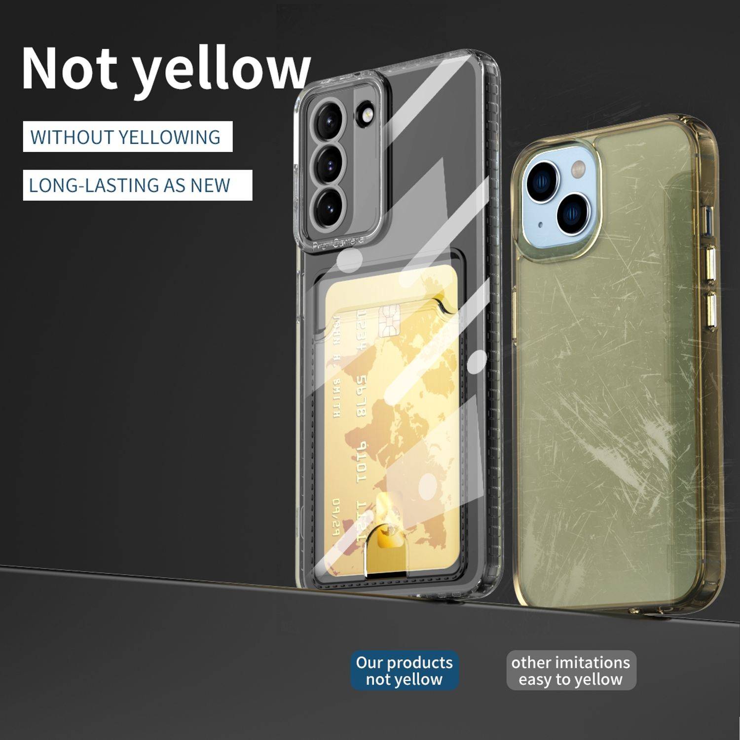 Hülle kompatibel mit Samsung Galaxy S23 Kunststoff Soft Handyhülle - Handy Case Transparent