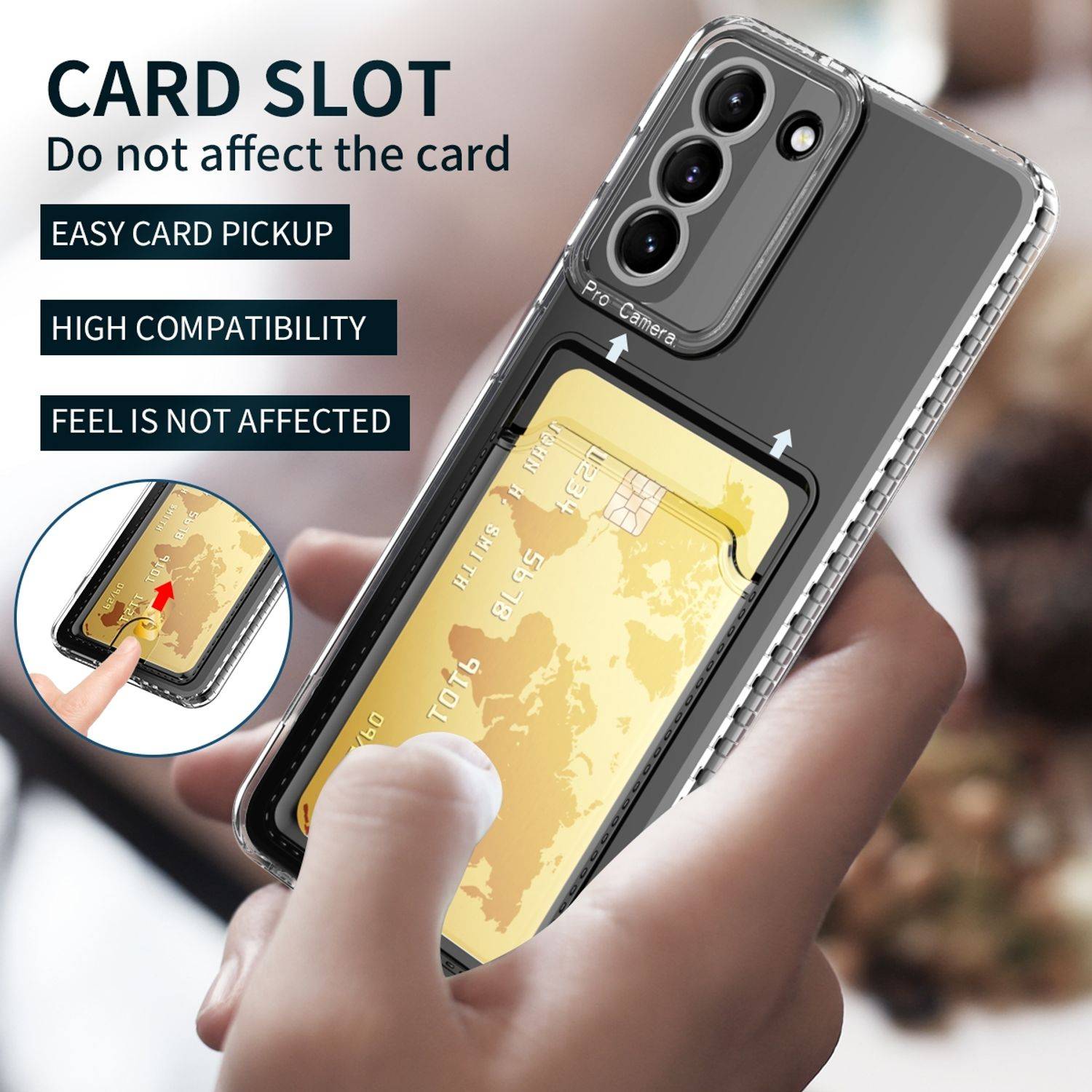 Hülle kompatibel mit Samsung Galaxy S23 Kunststoff Soft Handyhülle - Handy Case Transparent
