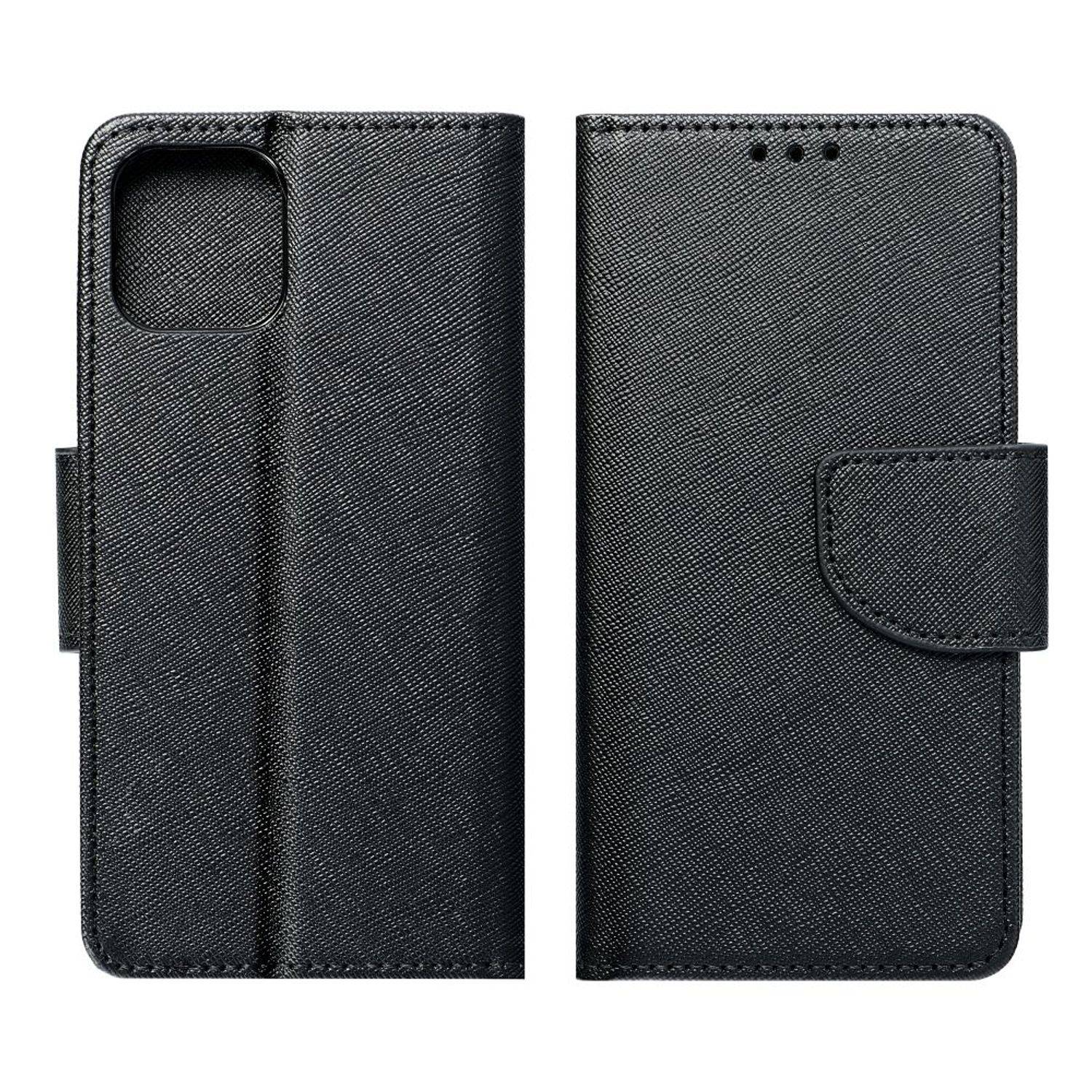 Hülle kompatibel mit Samsung Galaxy S23 Plus Kunstleder Handyhülle - Handy Case Schwarz