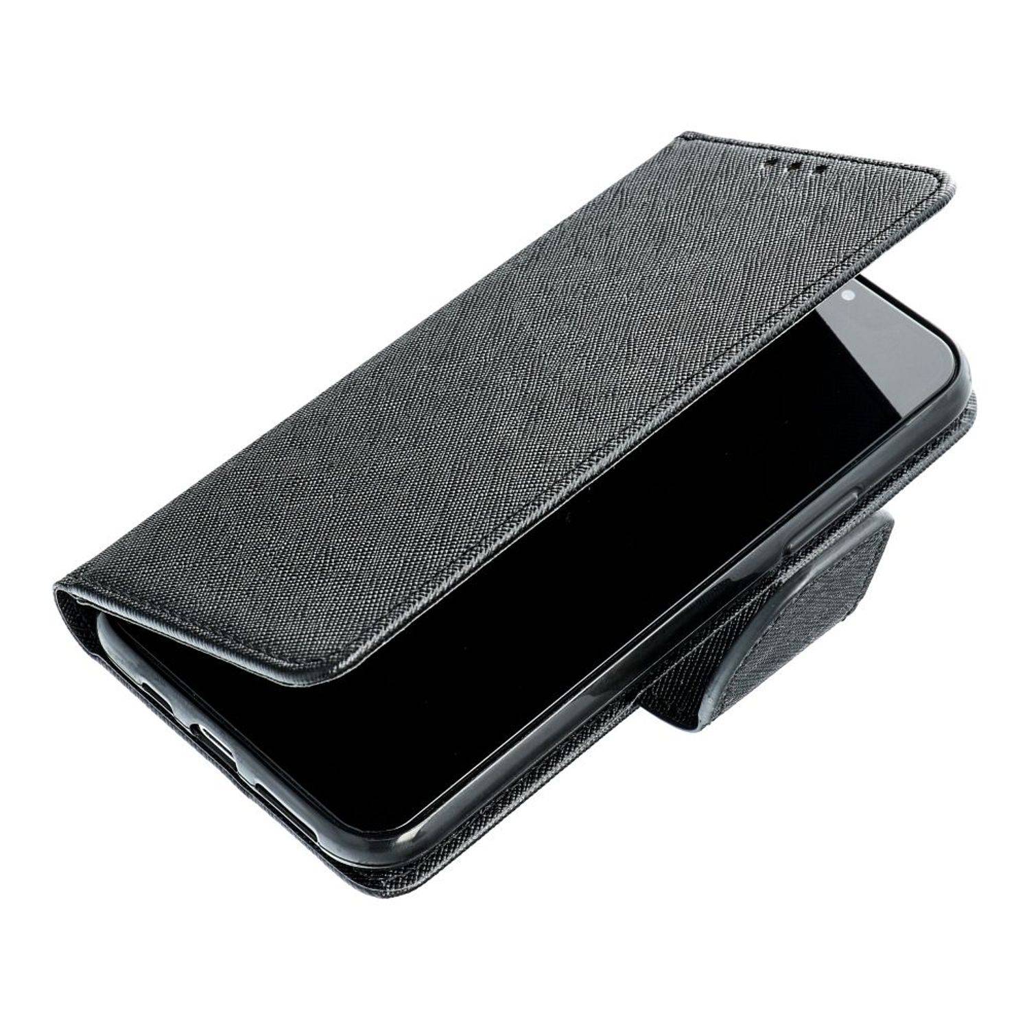 Hülle kompatibel mit Samsung Galaxy S23 Plus Kunstleder Handyhülle - Handy Case Schwarz