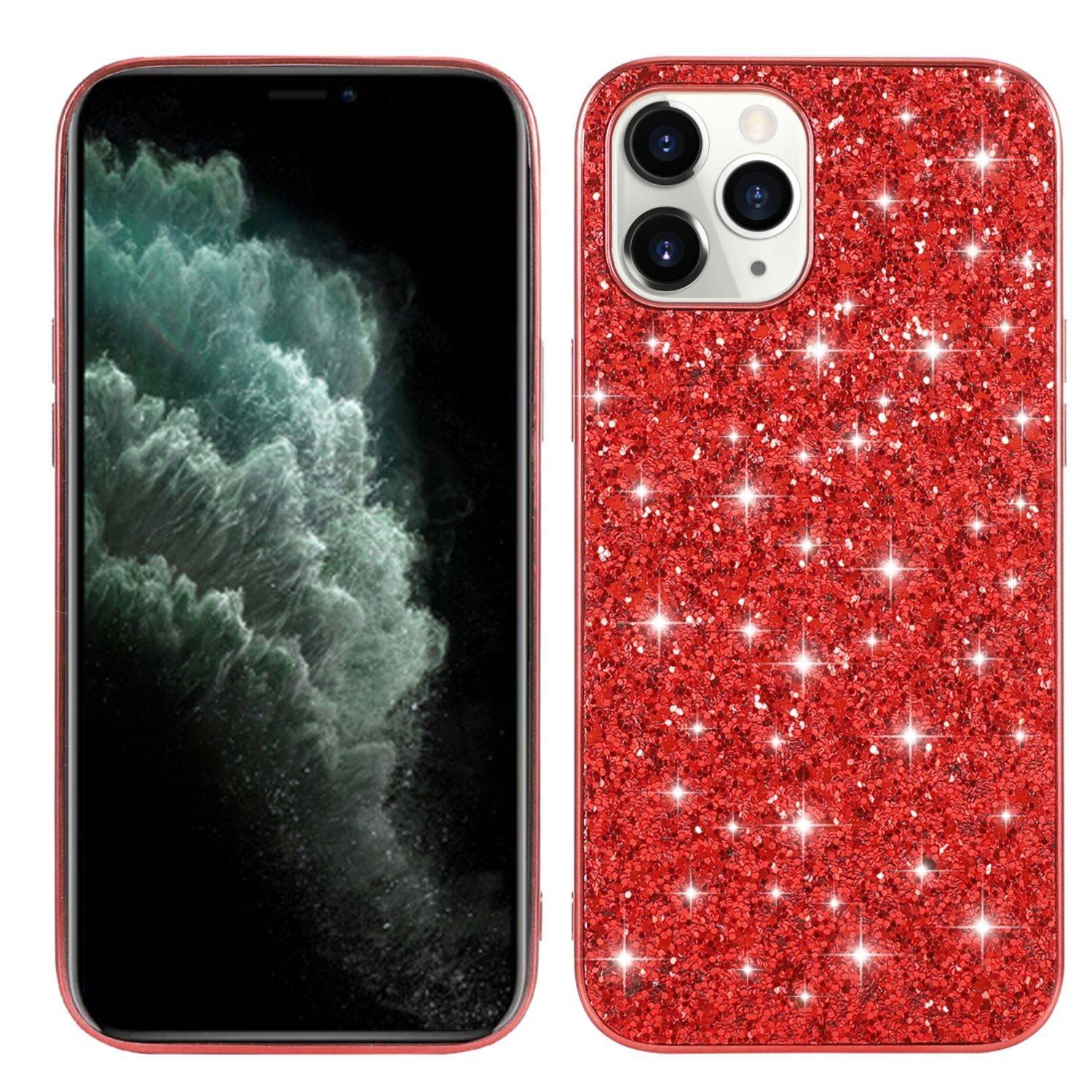 Hülle kompatibel mit Apple iPhone 12 / 12 Pro Kunststoff Soft Handyhülle - Handy Case Rot