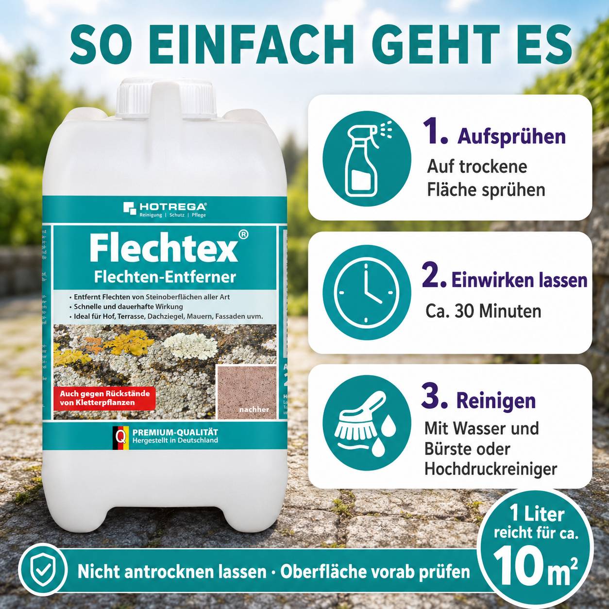 HOTREGA Flechtex Flechtenentferner 2 L
