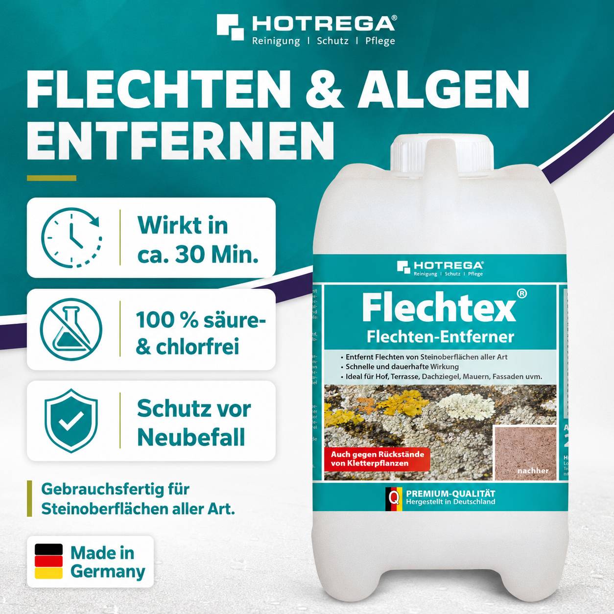 HOTREGA Flechtex Flechtenentferner 2 L
