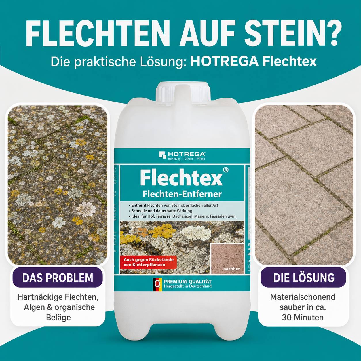 HOTREGA Flechtex Flechtenentferner 2 L